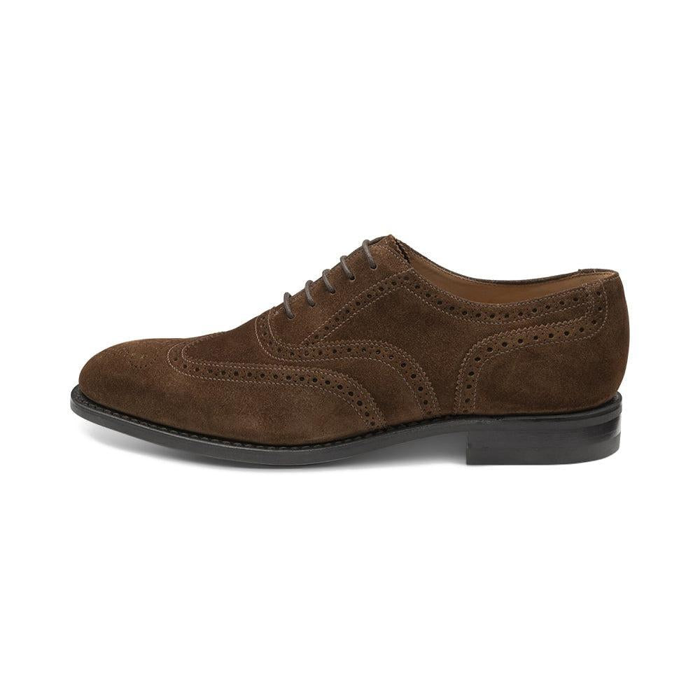 302 Suede Oxford Brogue-Loake-Conrad Hasselbach Shoes & Garment