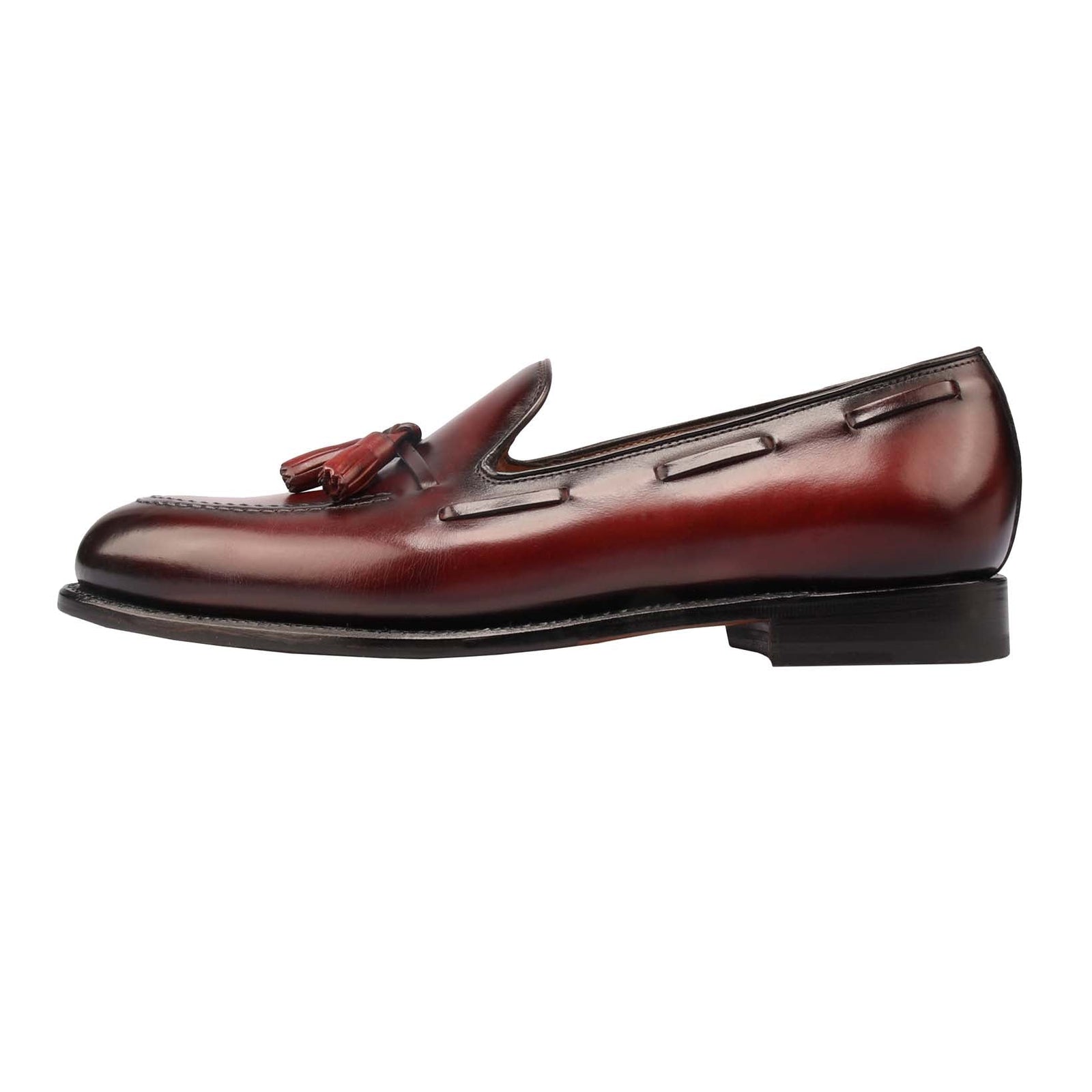 Alentejo Tassel Loafer Oxblood-Carlos Santos-Conrad Hasselbach Shoes & Garment