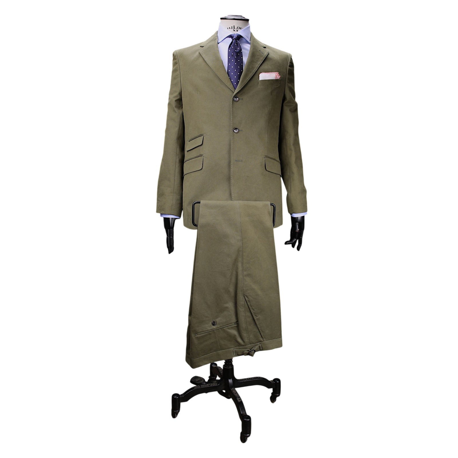 Anzug aus schwerem Baumwoll-Twill-C.H.-Conrad Hasselbach Shoes & Garment