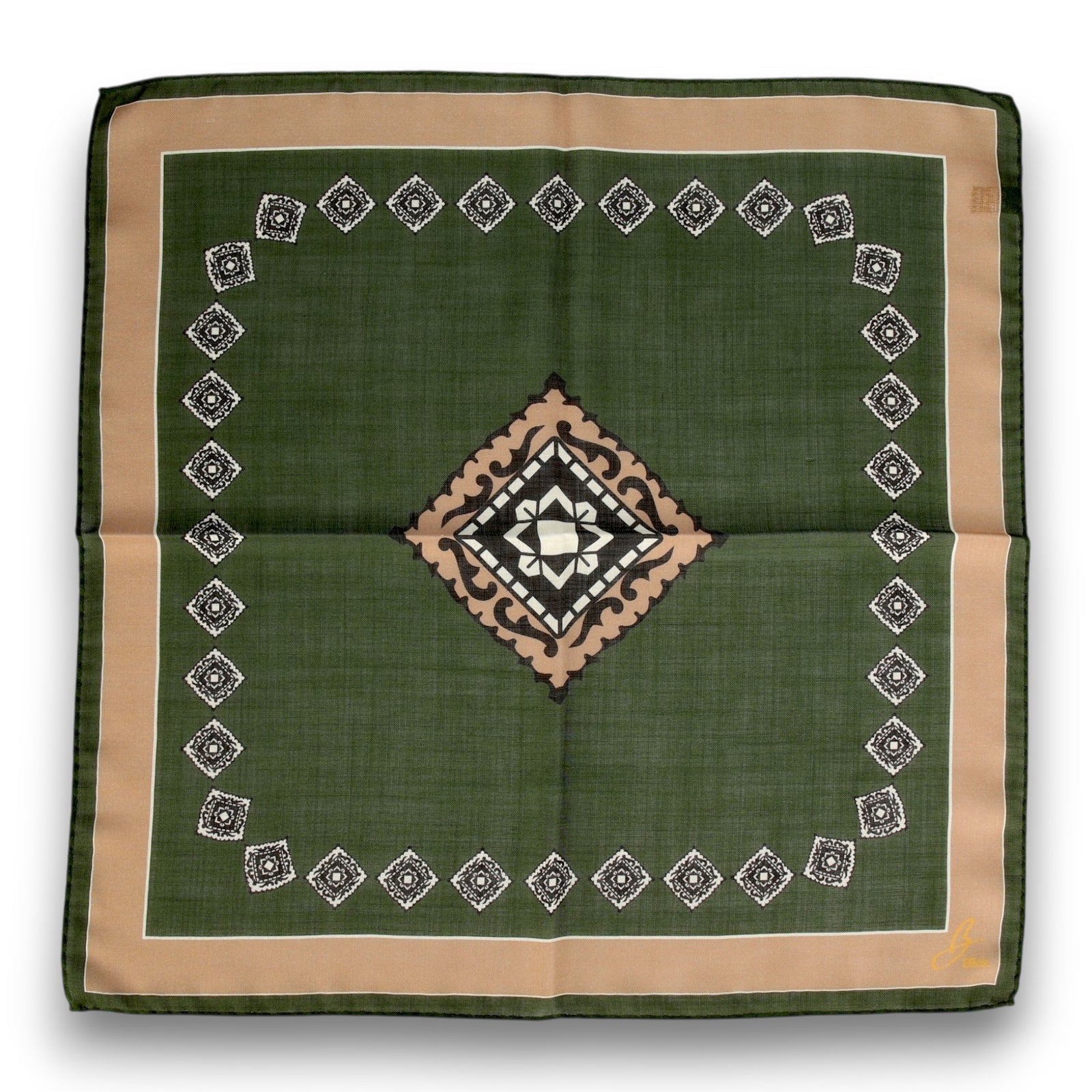 Bandana mit geometrischem Motiv-Blick-Conrad Hasselbach Shoes & Garment