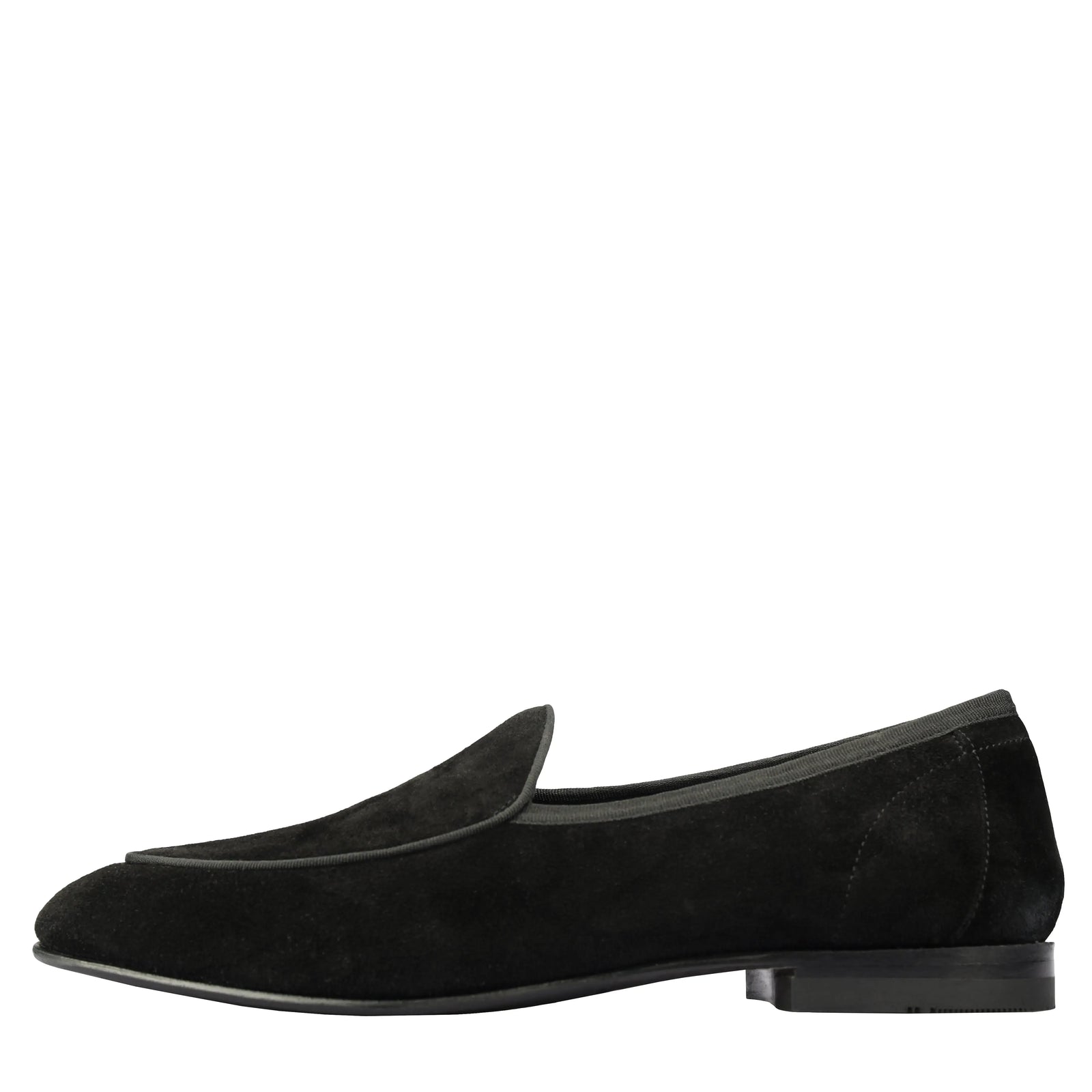 Belgrave Black Suede-Loake-Conrad Hasselbach Shoes & Garment
