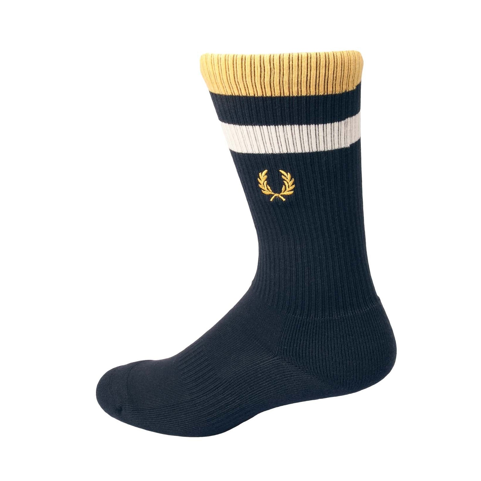 Bold Twin Tipped Socks-Fred Perry-Conrad Hasselbach Shoes & Garment