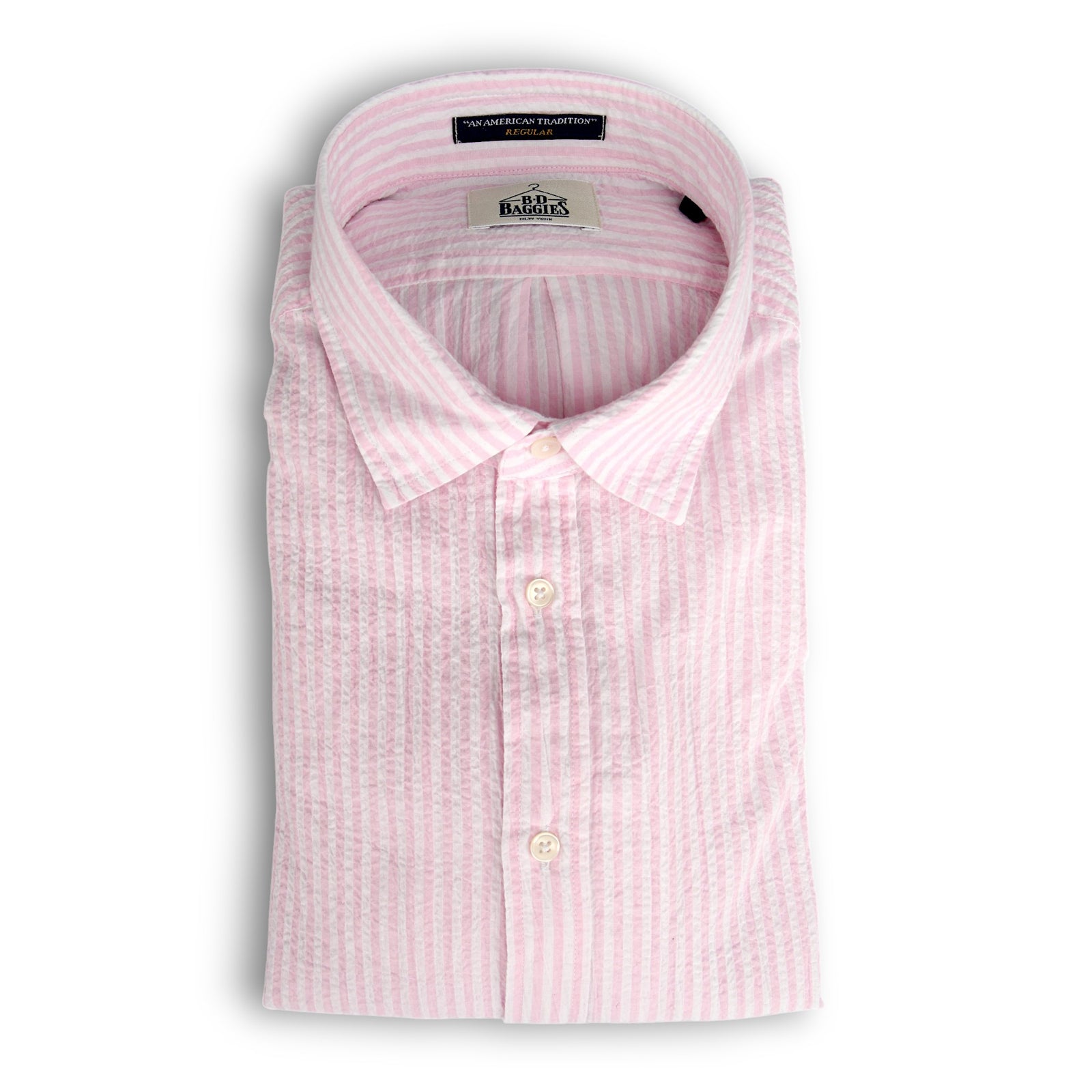 Brad Seersucker Hemd-B.D. Baggies-Conrad Hasselbach Shoes & Garment