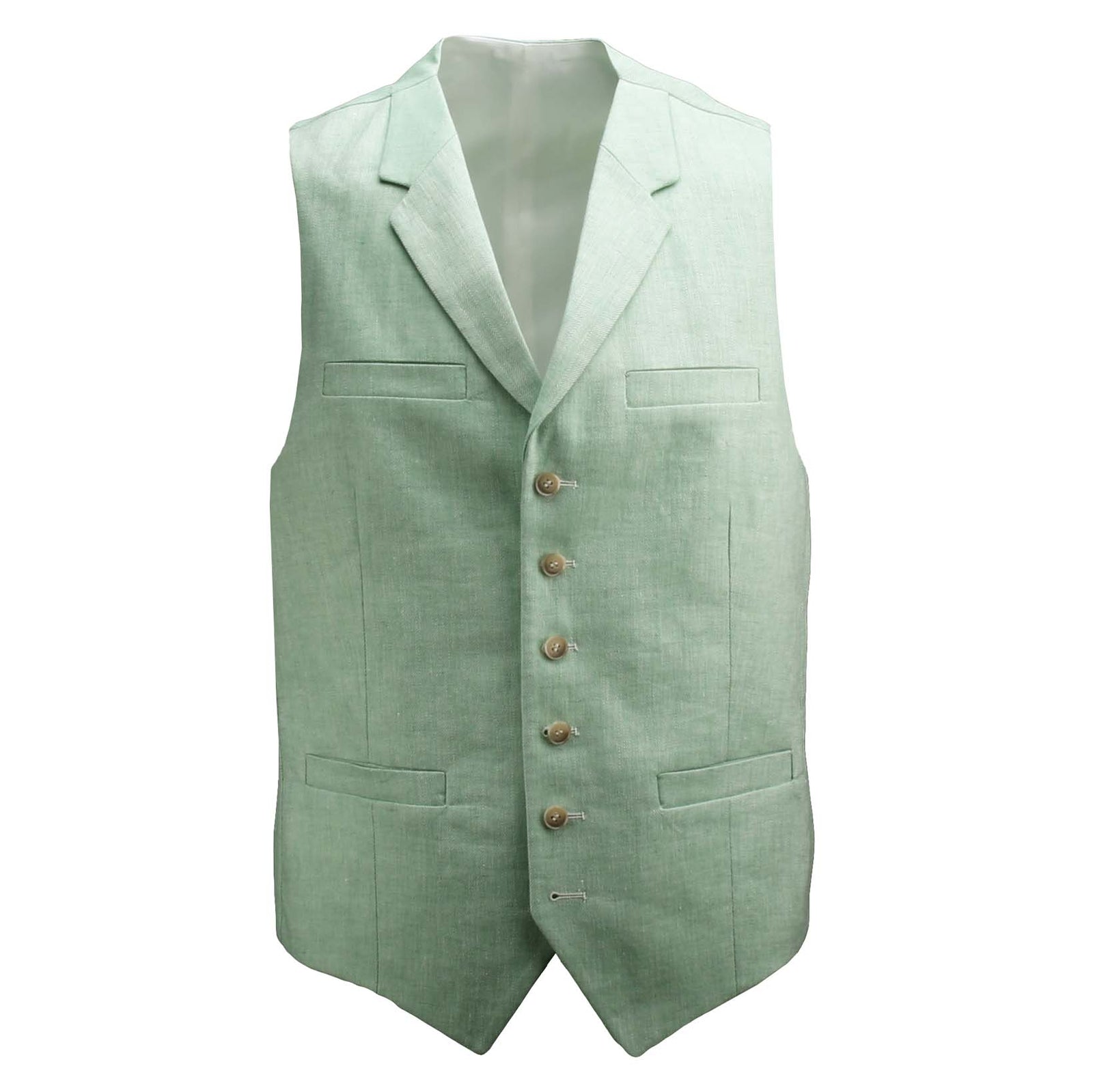 Cutaway-Weste Leinen Einreiher-Sheppard & Jones-Conrad Hasselbach Shoes & Garment