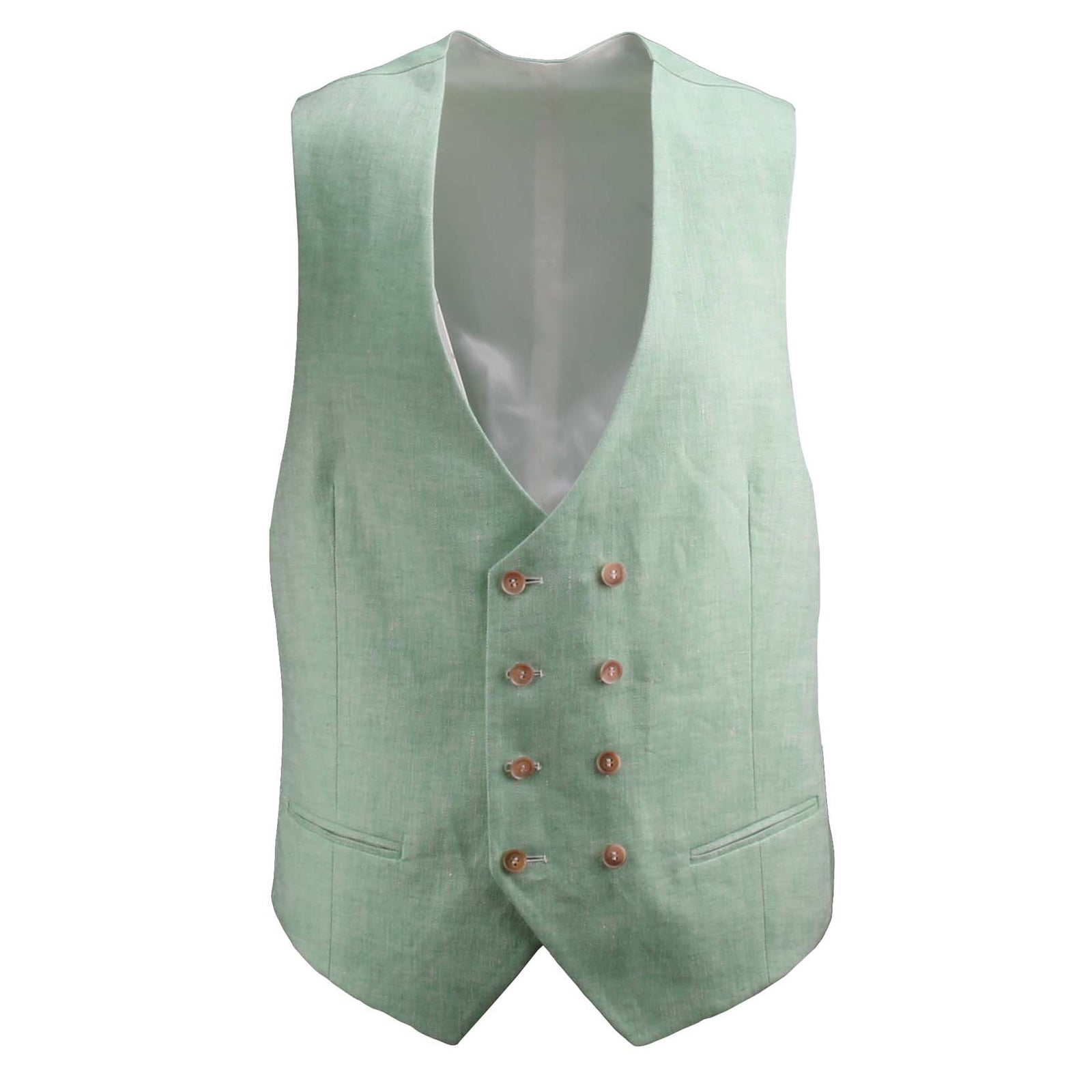 Cutaway-Weste Leinen Zweireiher-Sheppard & Jones-Conrad Hasselbach Shoes & Garment