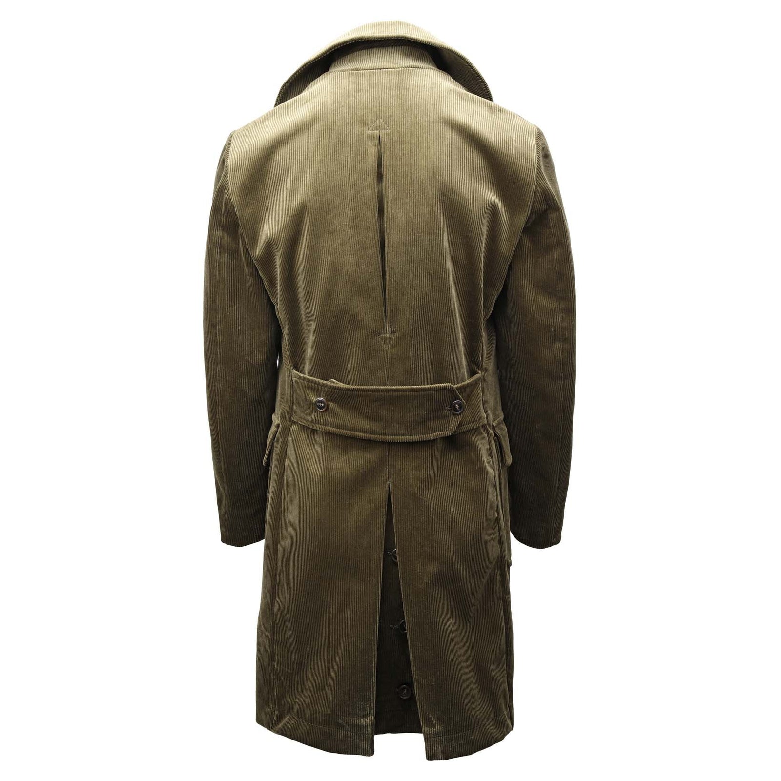 Double Breasted Corduroy Coat-Conrad Hasselbach-Conrad Hasselbach Shoes & Garment