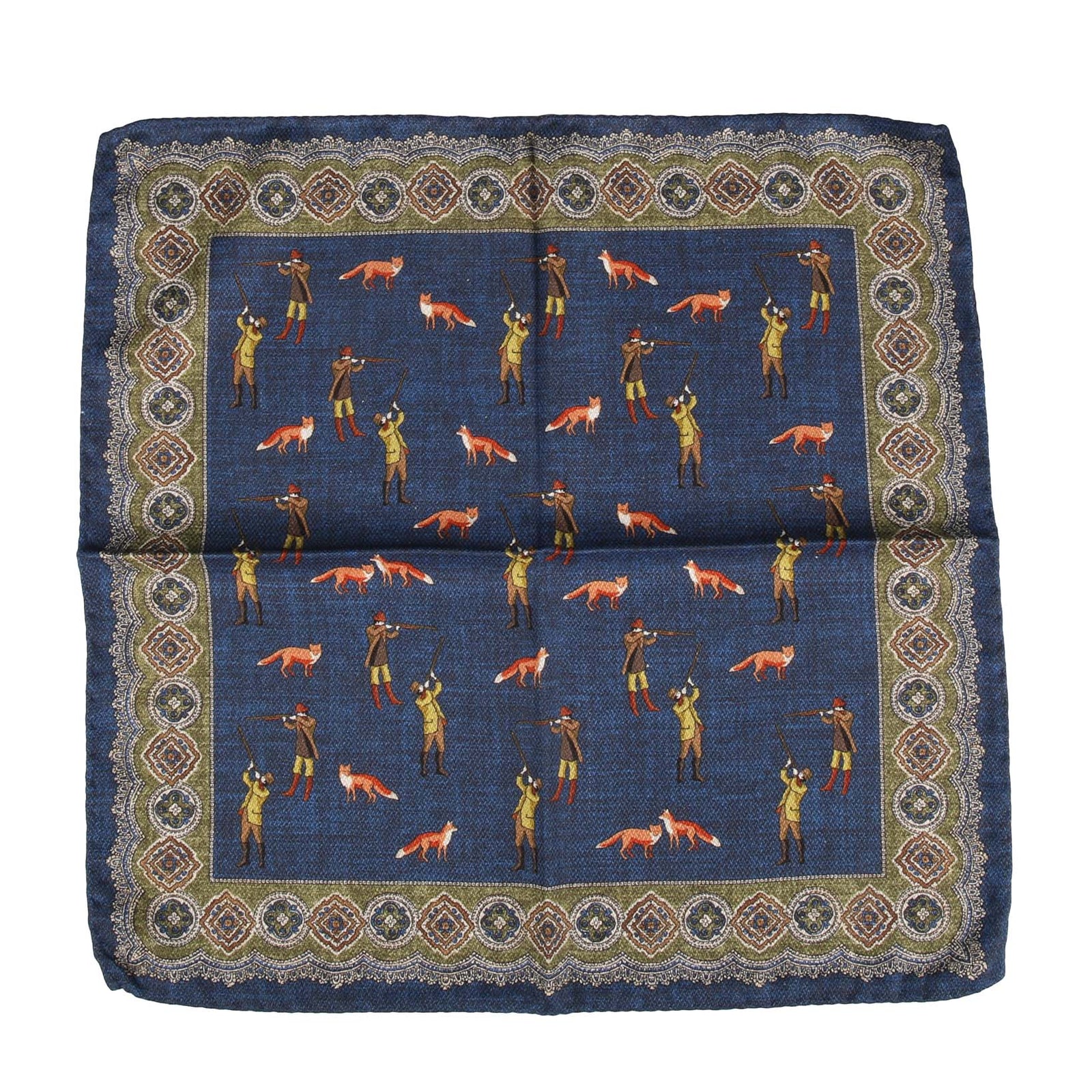 Einstecktuch mit Jägermotiv-C.H.-Conrad Hasselbach Shoes & Garment