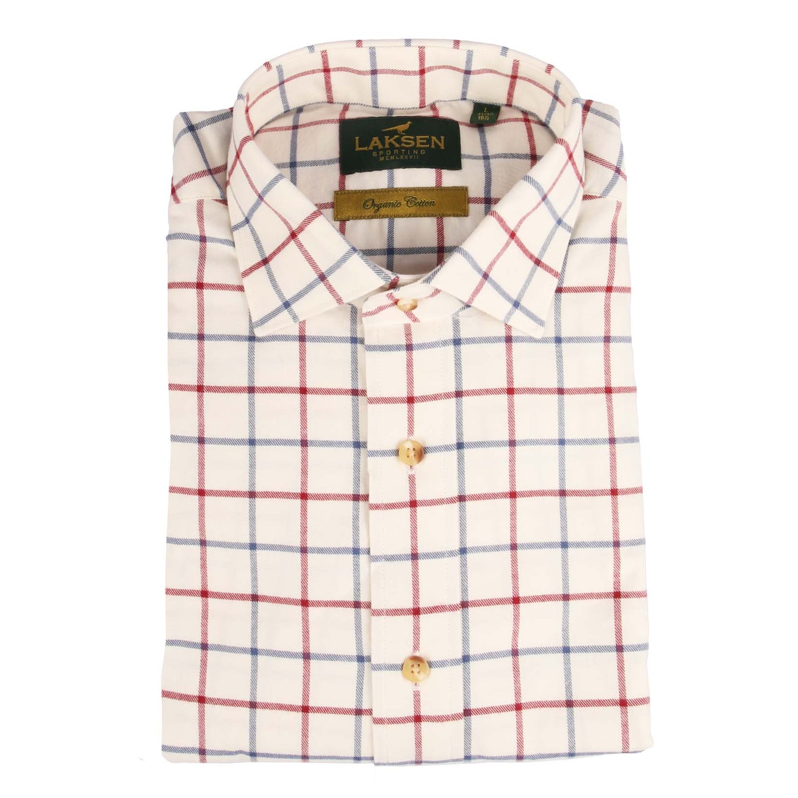Gable Brushed Organic Cotton Shirt-Laksen-Conrad Hasselbach Shoes & Garment