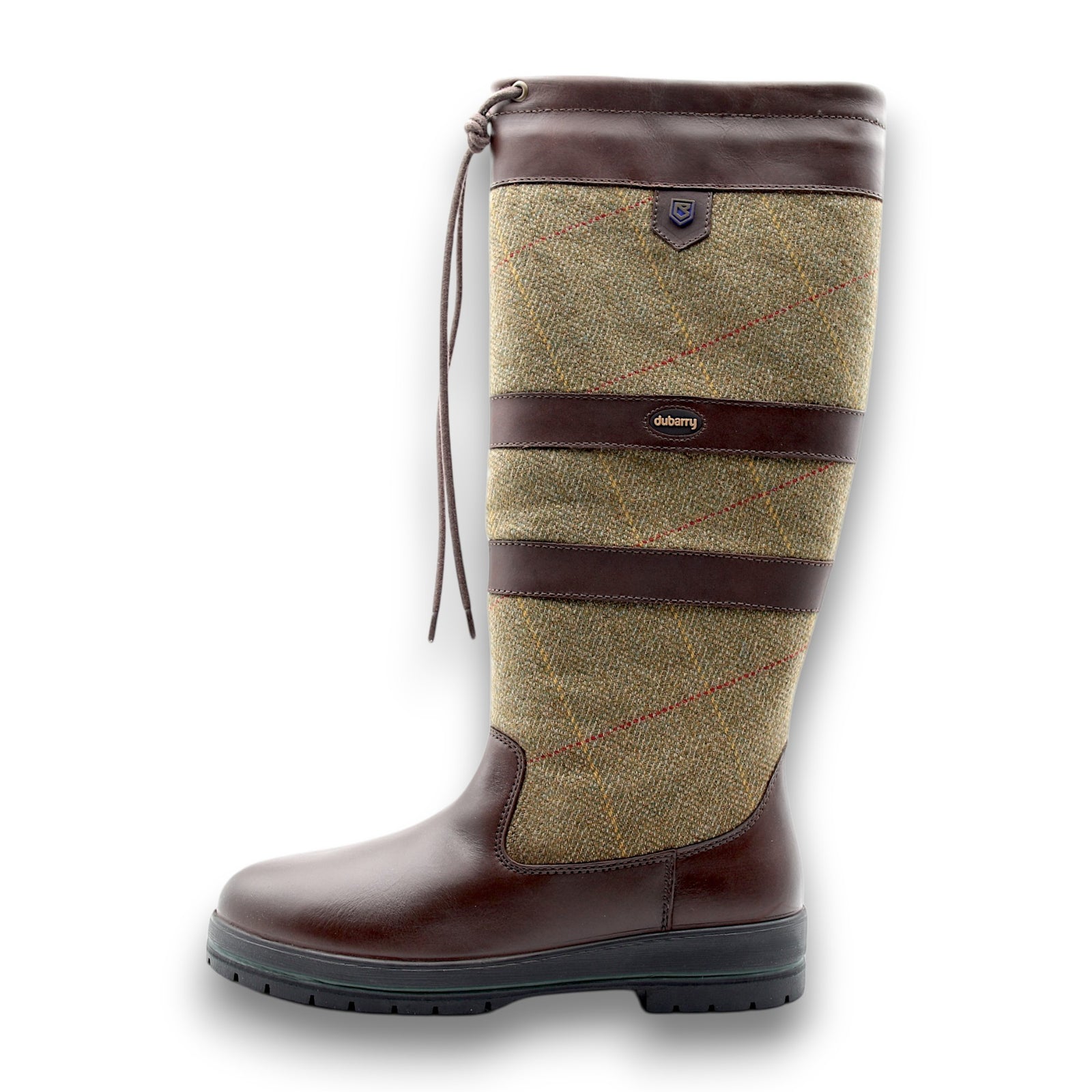 Galway Leder Damenstiefel mit Tweed-Dubarry-Conrad Hasselbach Shoes & Garment