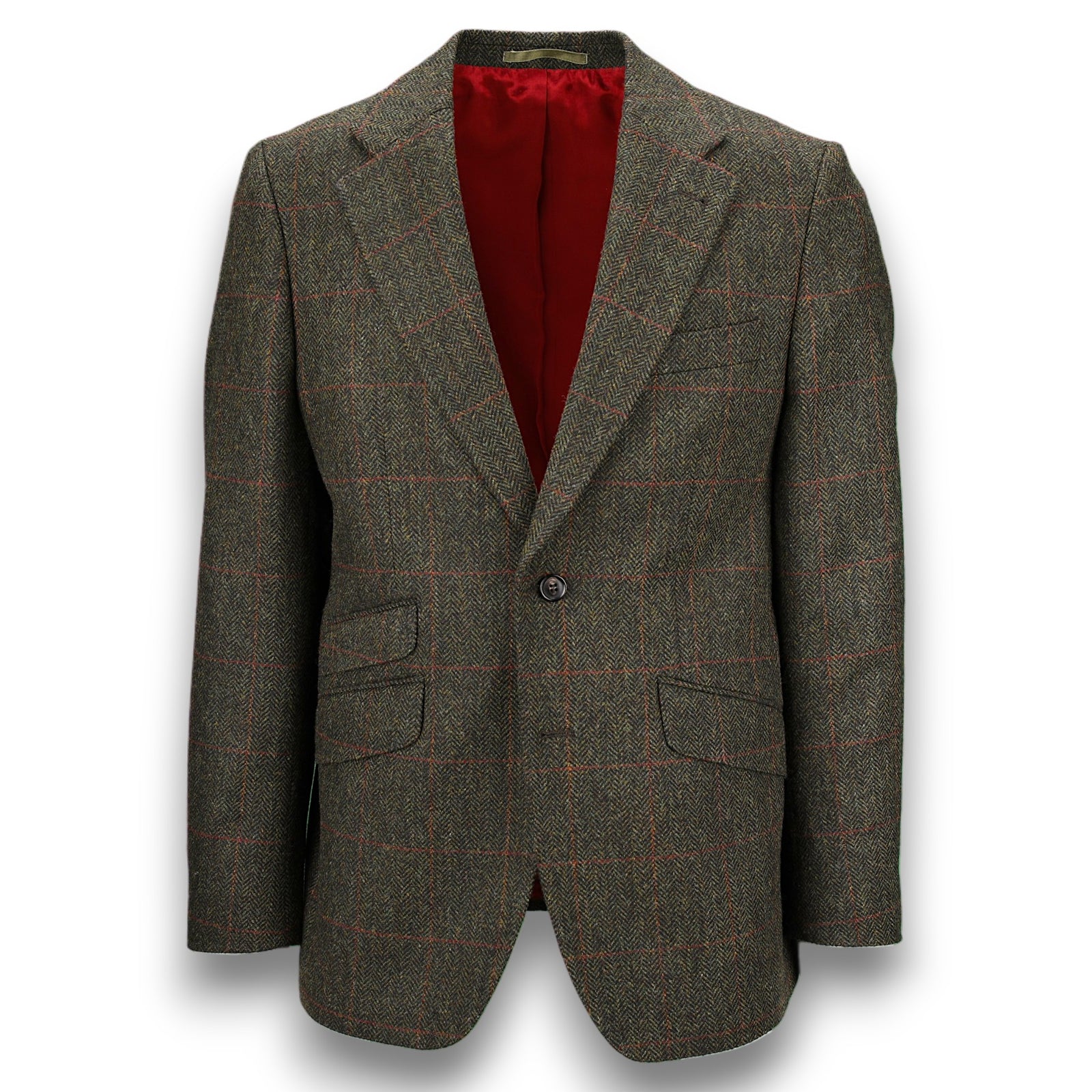 Herringbone Tweedjackett mit Überkaro-Sheppard & Jones-Conrad Hasselbach Shoes & Garment