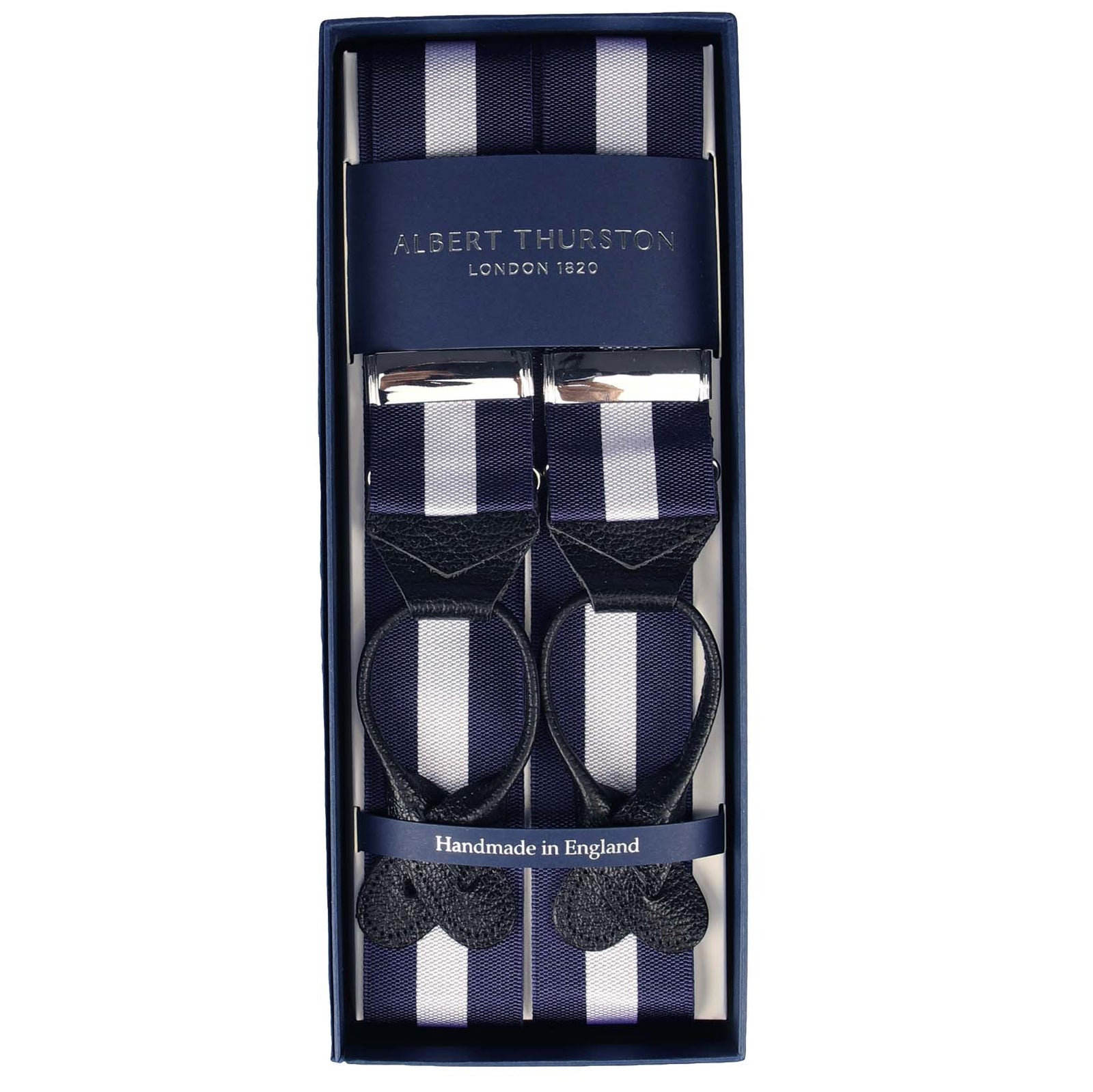 Hosenträger mit Streifen-Albert Thurston-Conrad Hasselbach Shoes & Garment