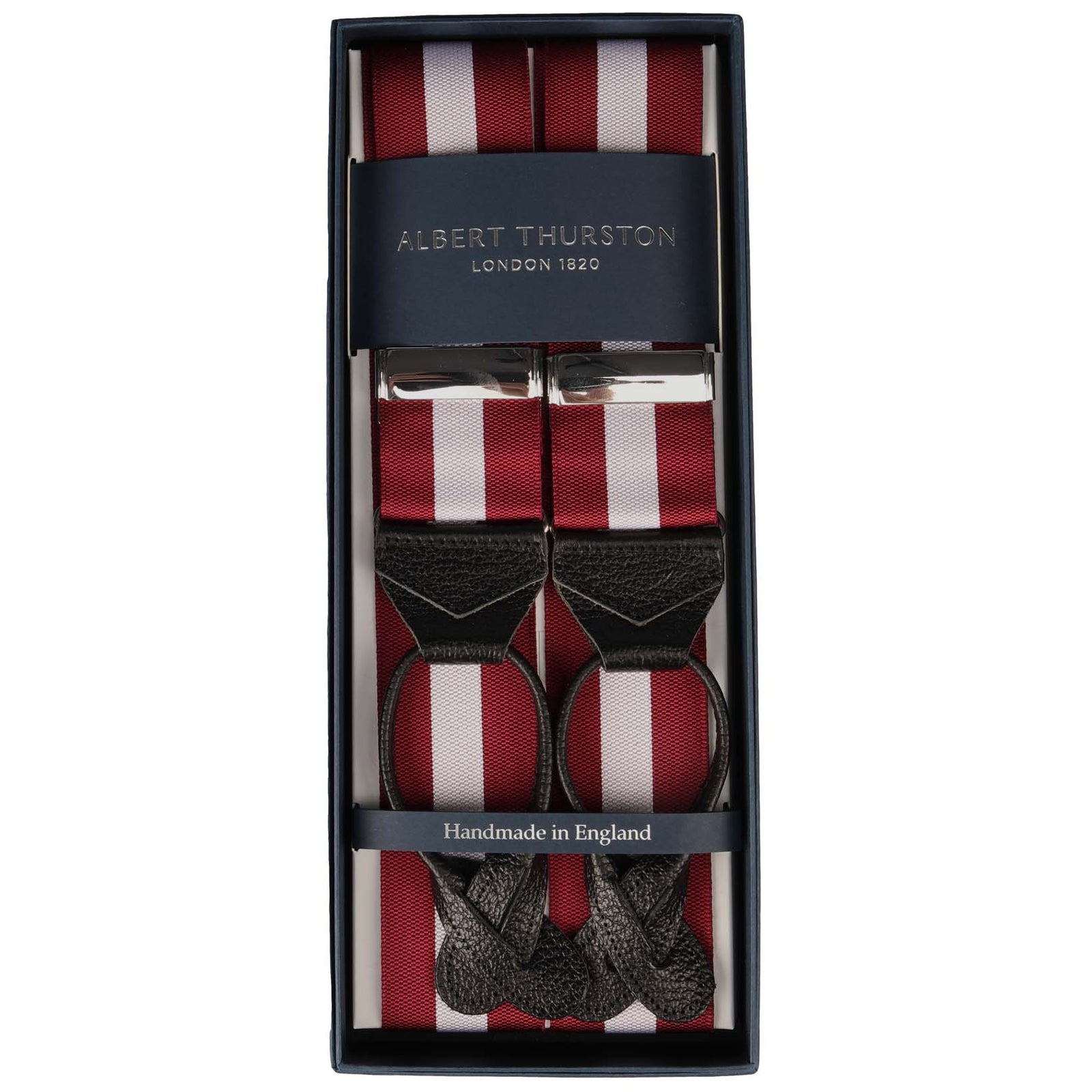 Hosenträger mit Streifen-Albert Thurston-Conrad Hasselbach Shoes & Garment