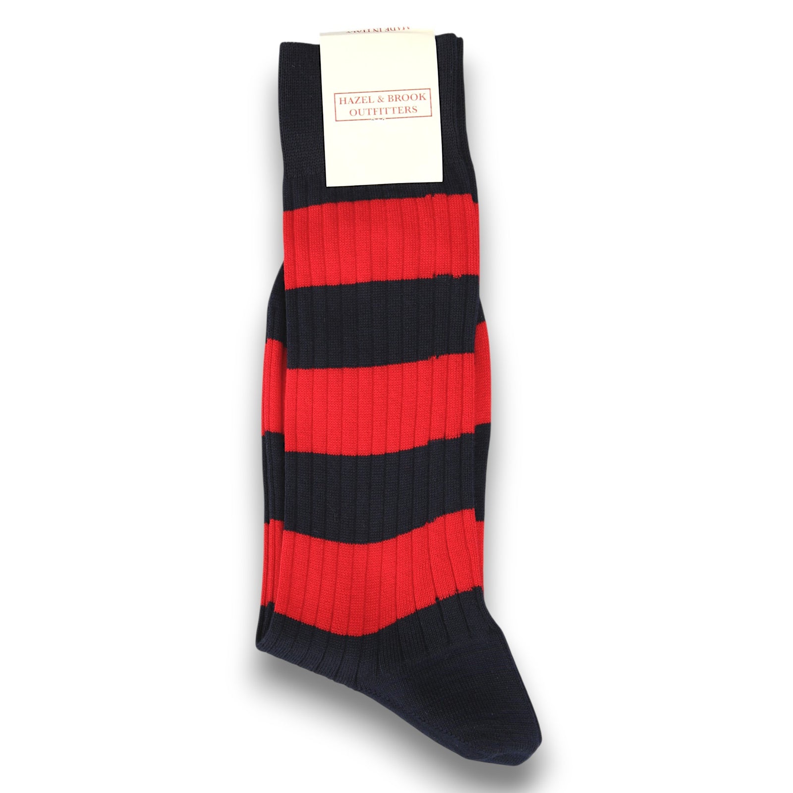Hosiery Socks Striped-Hazel & Brook-Conrad Hasselbach Shoes & Garment