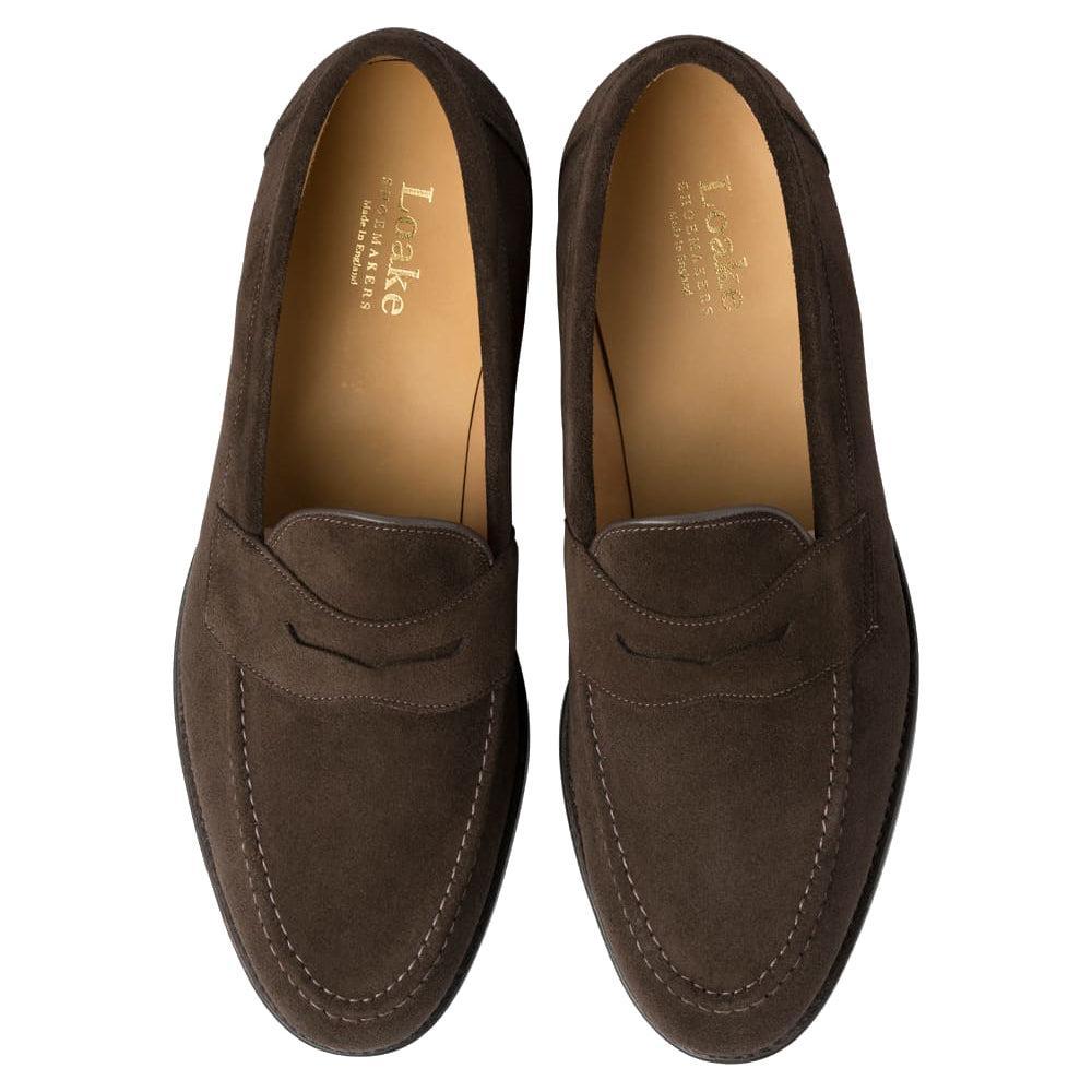 Imperial Penny Loafer - Suede-Loake-Conrad Hasselbach Shoes & Garment