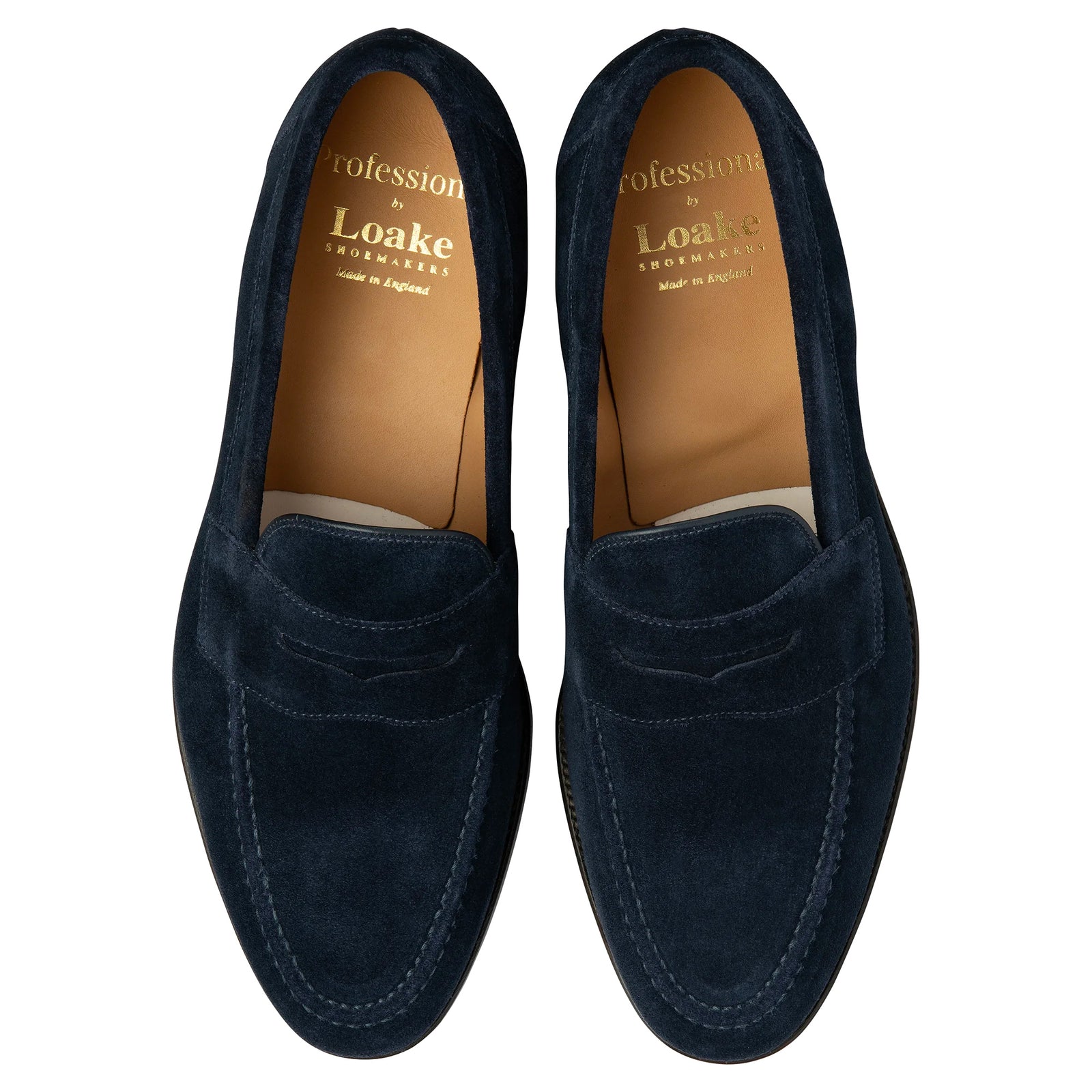 Imperial Penny Loafer - Suede-Loake-Conrad Hasselbach Shoes & Garment