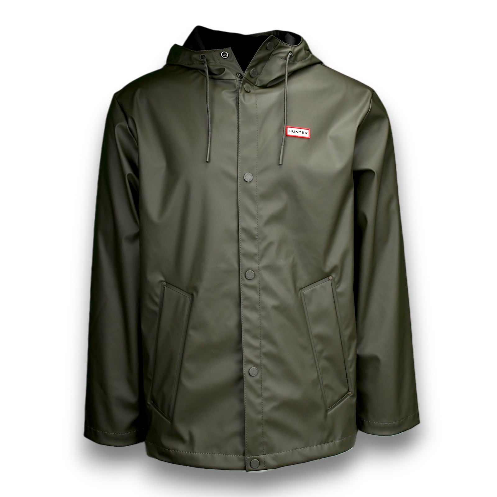 Izzy PU Hooded Jacket Unisex-Hunter-Conrad Hasselbach Shoes & Garment