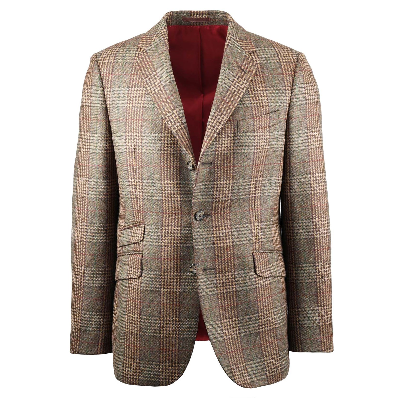 Jackett mit Glencheck Muster-C.H.-Conrad Hasselbach Shoes & Garment