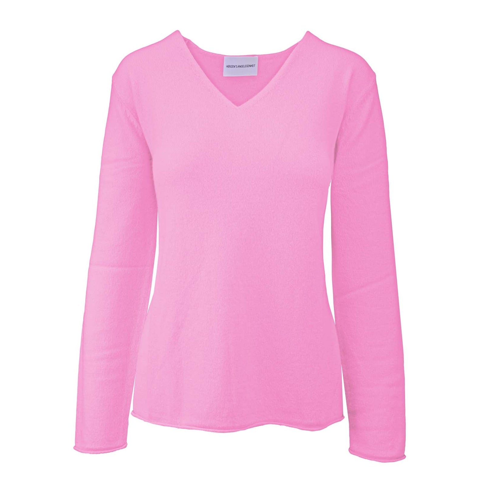 Kaschmir Pullover mit V-Ausschnitt-herzensangelegenheit-Conrad Hasselbach Shoes & Garment