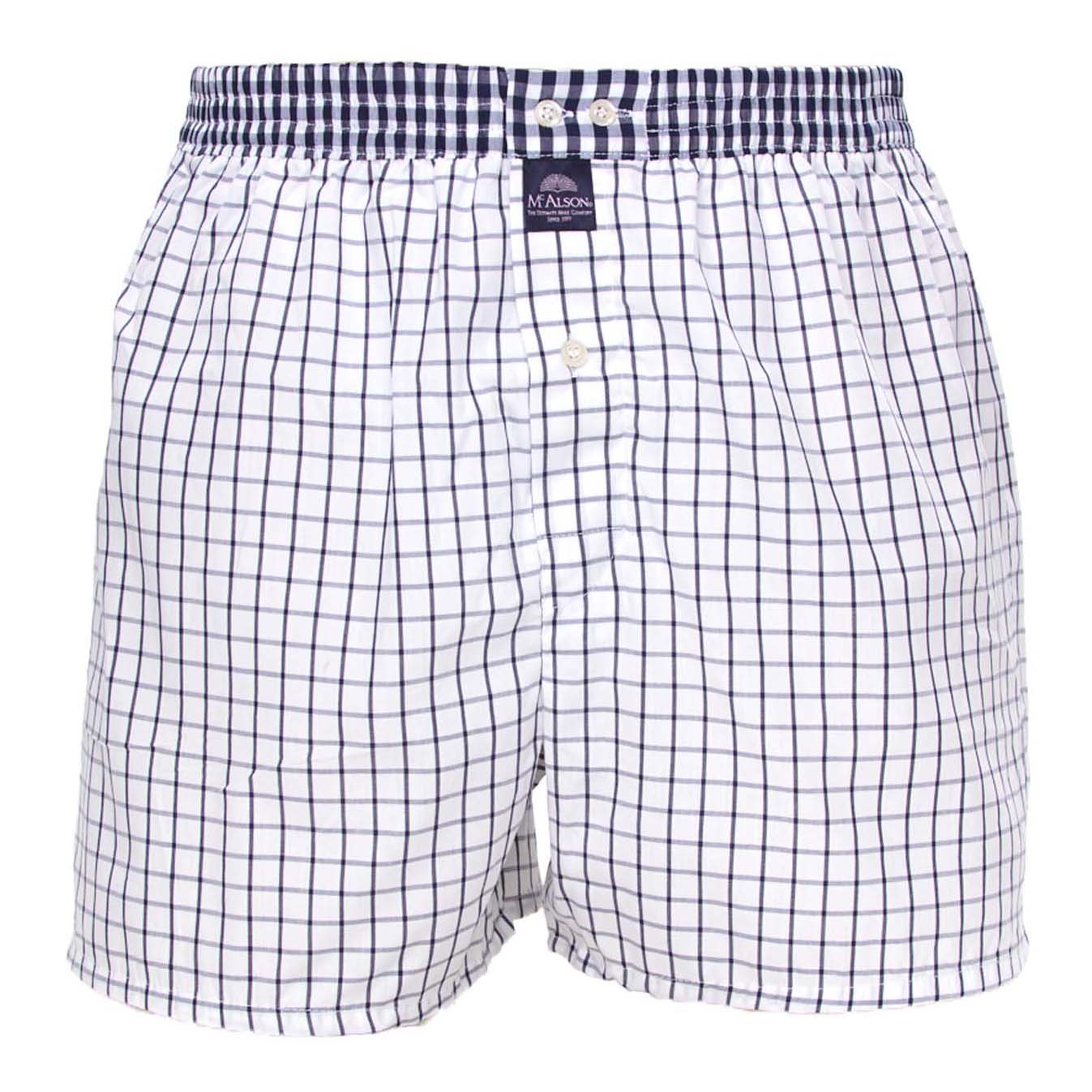 Klassische Boxershorts - Kariert-Mc Alson-Conrad Hasselbach Shoes & Garment