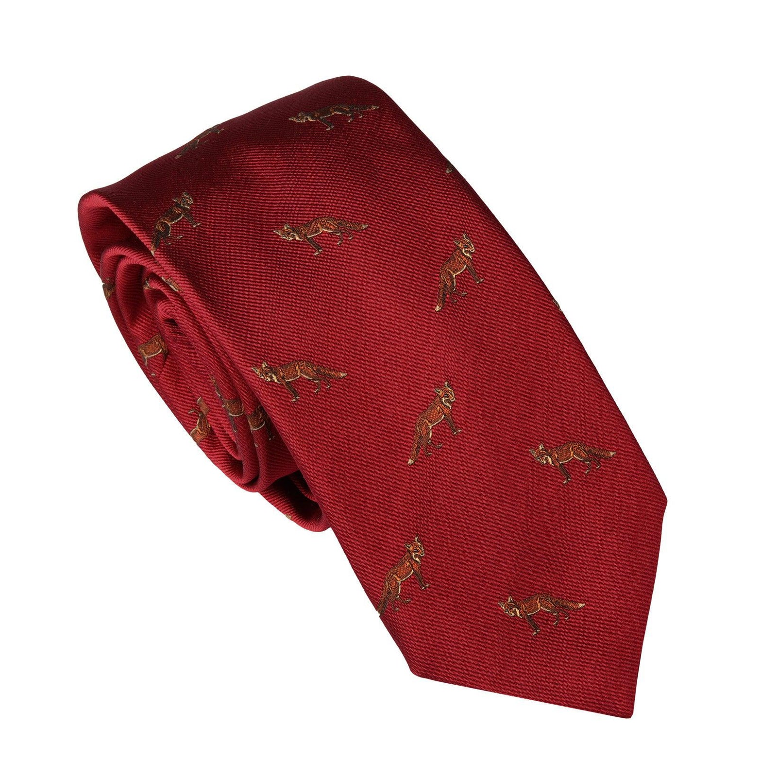 Krawatte mit Jagdmotiv - Fuchs-C.H.-Conrad Hasselbach Shoes & Garment