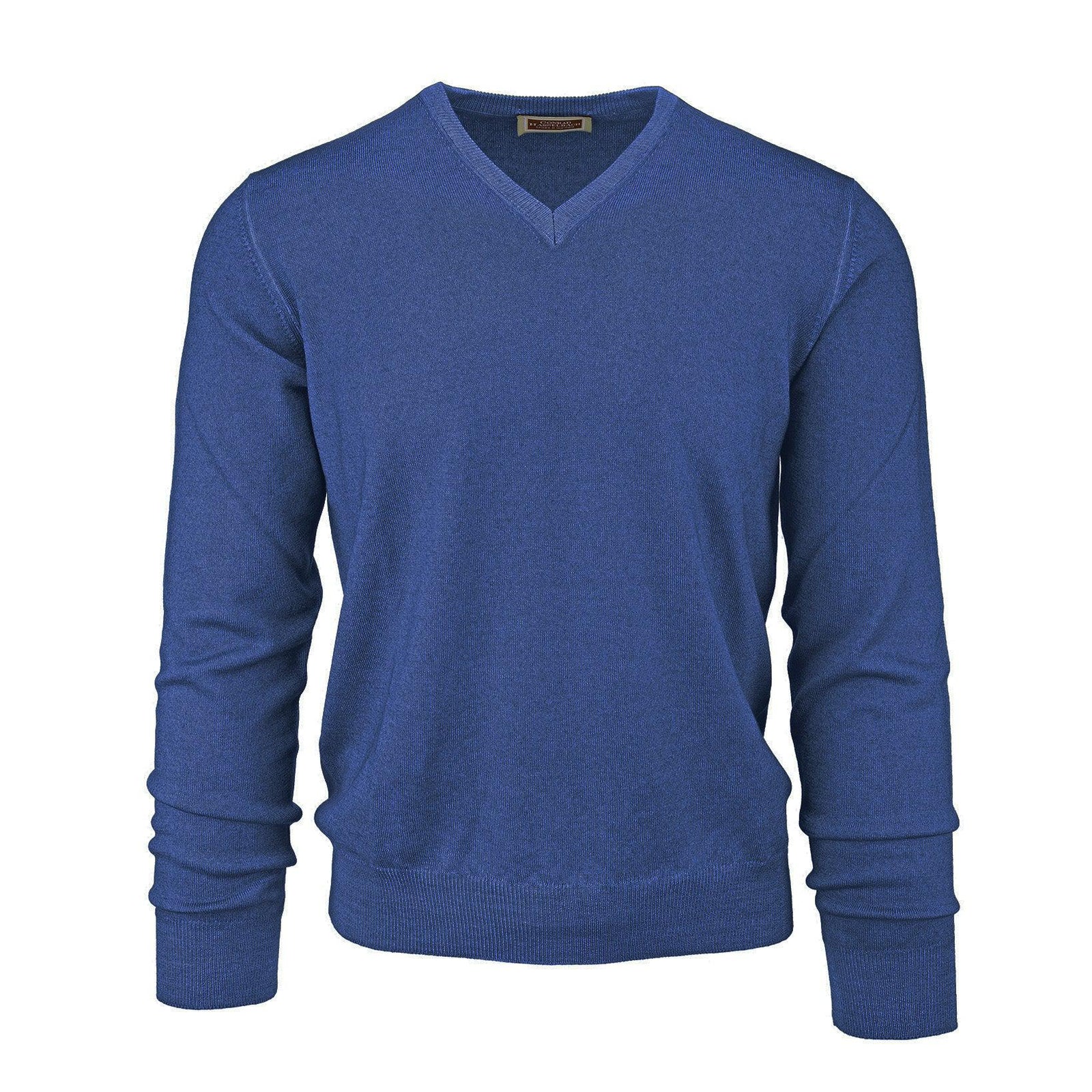 Leichter Schurwollpullover mit V-Ausschnitt-C.H.-Conrad Hasselbach Shoes & Garment