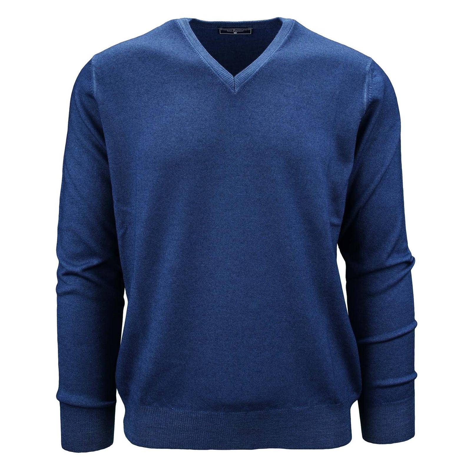Leichter Schurwollpullover mit V-Ausschnitt-C.H.-Conrad Hasselbach Shoes & Garment