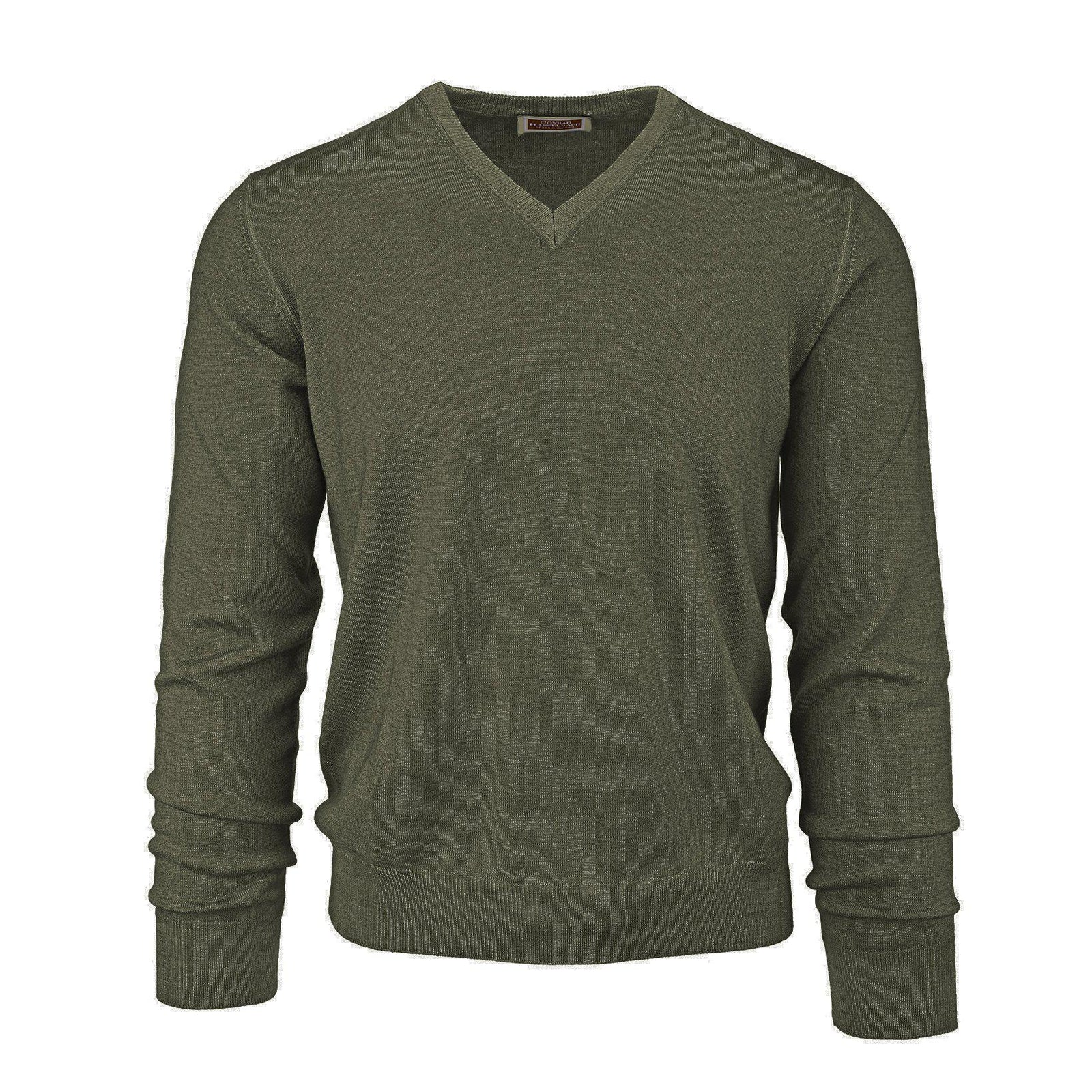 Leichter Schurwollpullover mit V-Ausschnitt-C.H.-Conrad Hasselbach Shoes & Garment