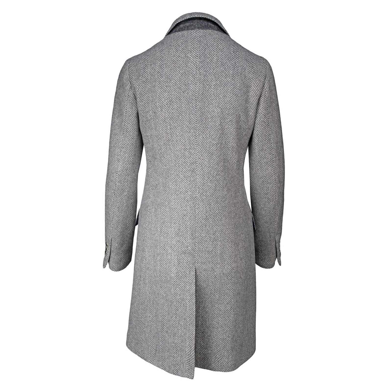 Mantel mit Fischgrätenmuster-C.H.-Conrad Hasselbach Shoes & Garment