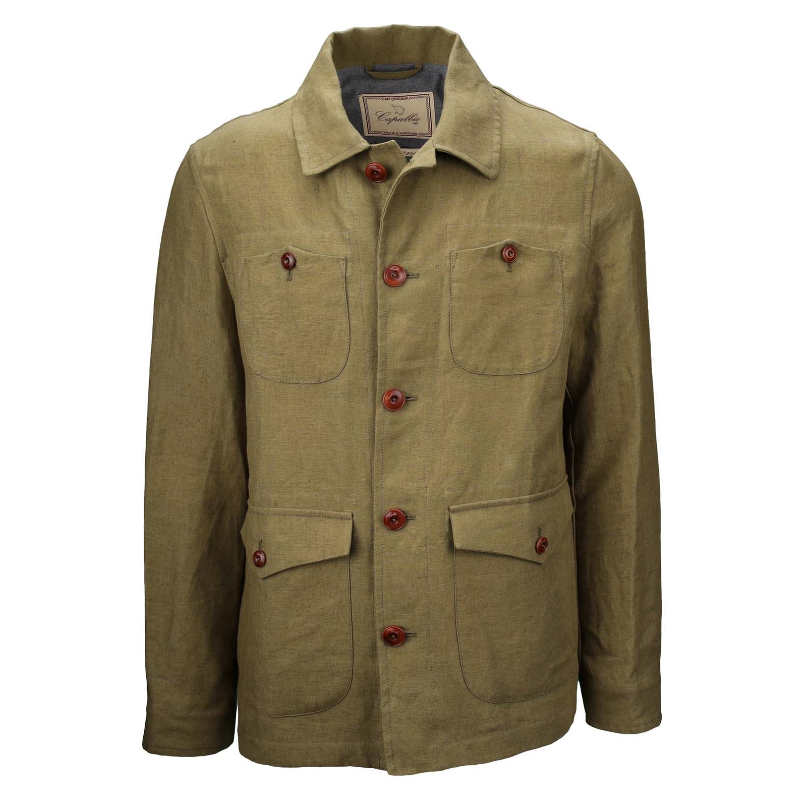 Morganti Linen Jacket-Capalbio-Conrad Hasselbach Shoes & Garment