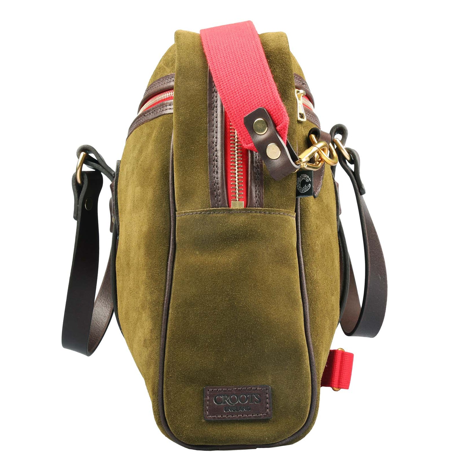 Suede Laptop Bag-Croots-Conrad Hasselbach Shoes & Garment