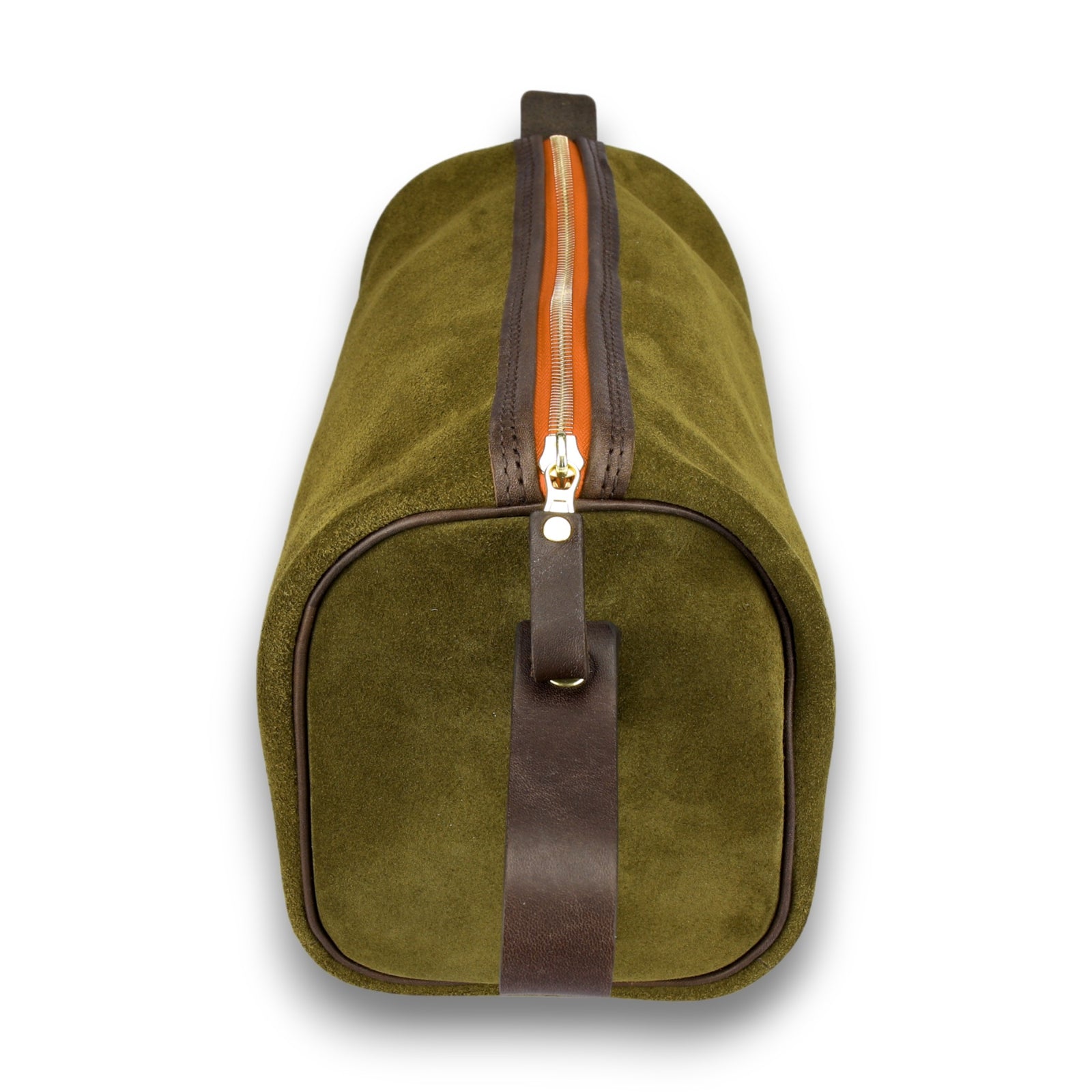 Suede Wash Bag-Croots-Conrad Hasselbach Shoes & Garment