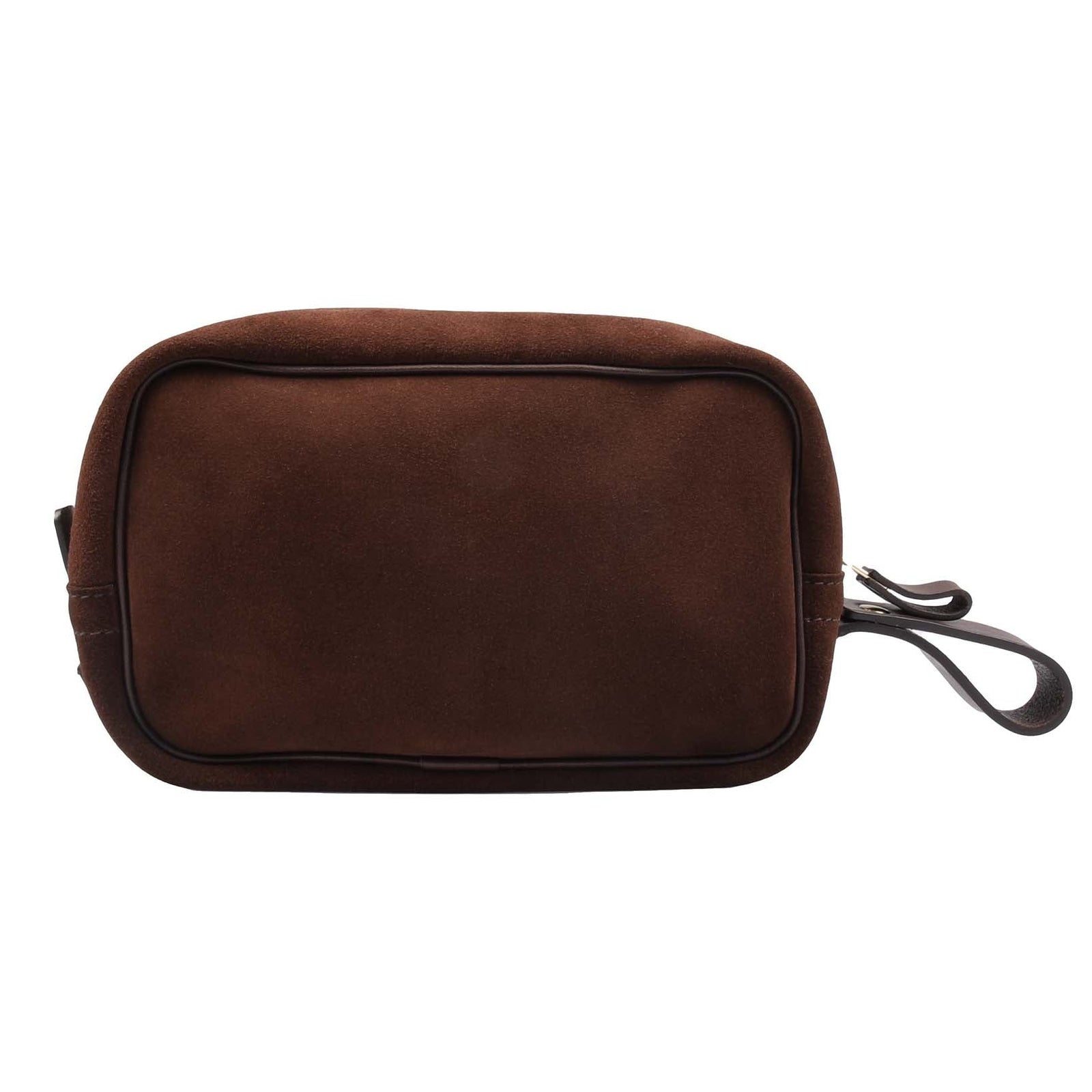 Suede Wash Bag-Croots-Conrad Hasselbach Shoes & Garment