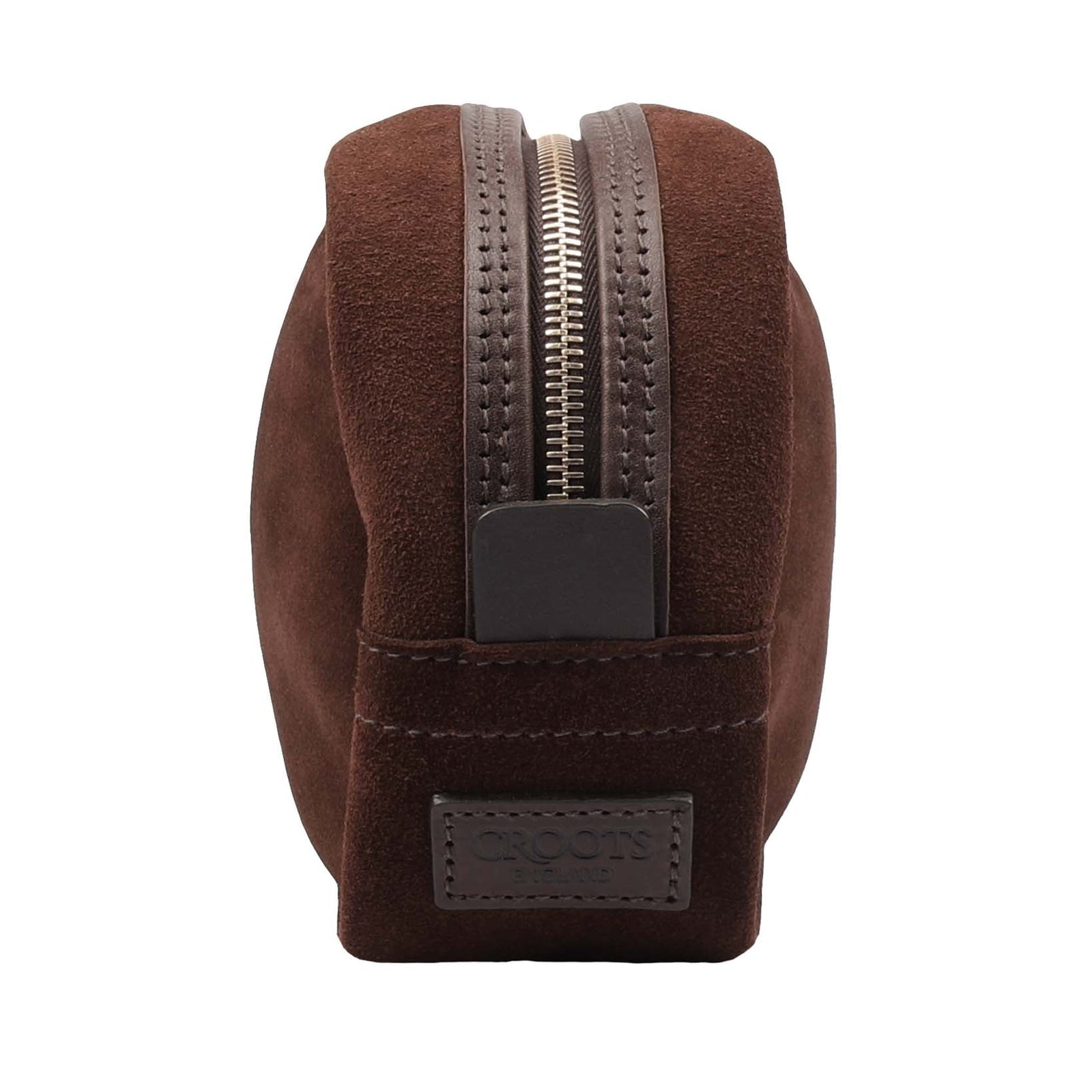 Suede Wash Bag-Croots-Conrad Hasselbach Shoes & Garment