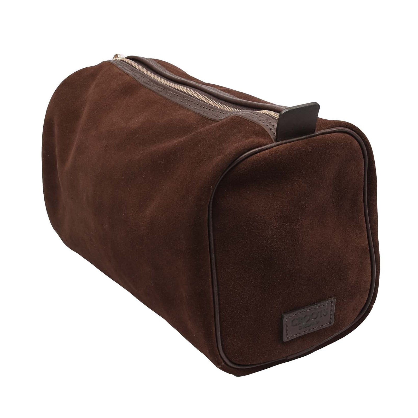 Suede Wash Bag-Croots-Conrad Hasselbach Shoes & Garment