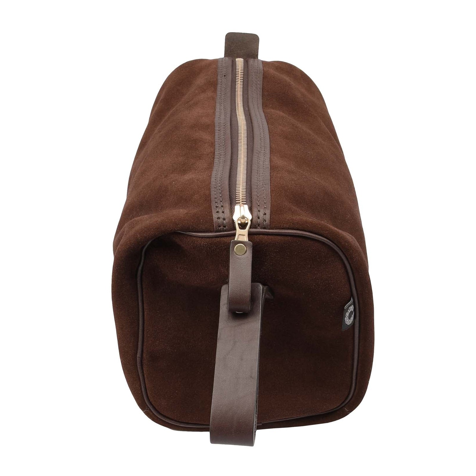 Suede Wash Bag-Croots-Conrad Hasselbach Shoes & Garment