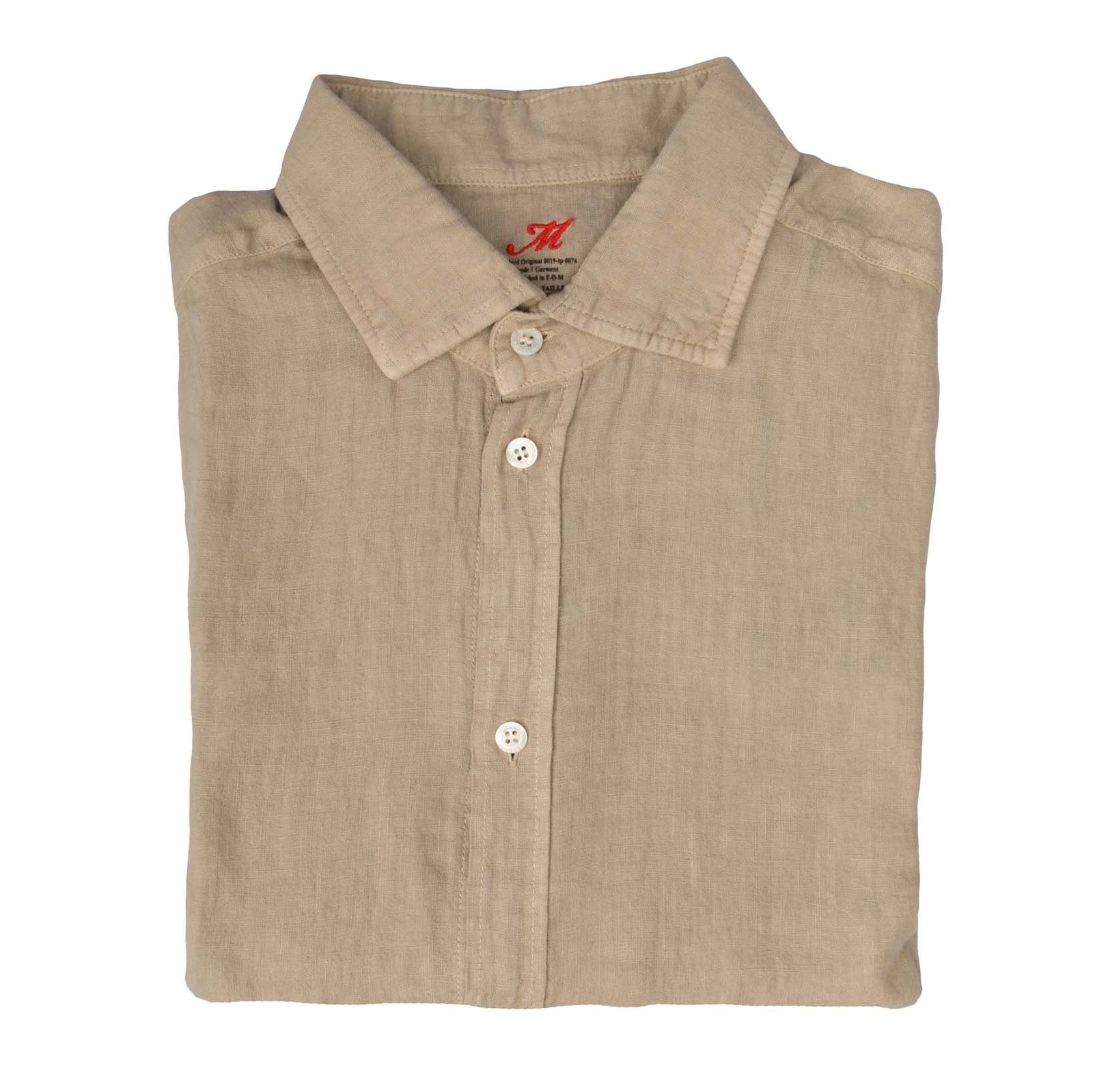 Torino Herren-Langarmhemd aus Leinen mit regular Band-Mason's-Conrad Hasselbach Shoes & Garment