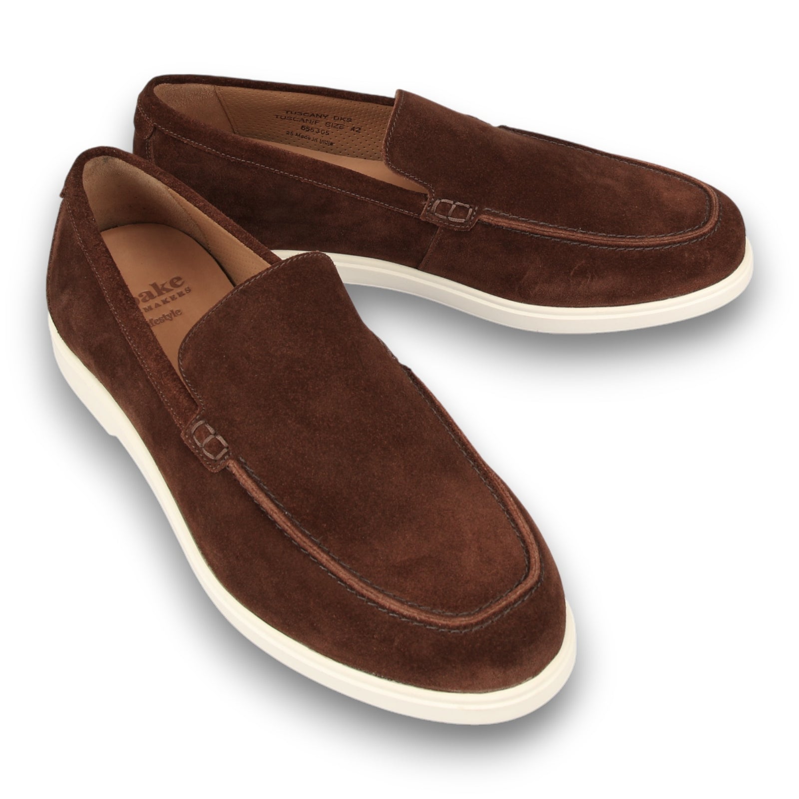 Tuscany Suede Apron Loafer-Loake-Conrad Hasselbach Shoes & Garment