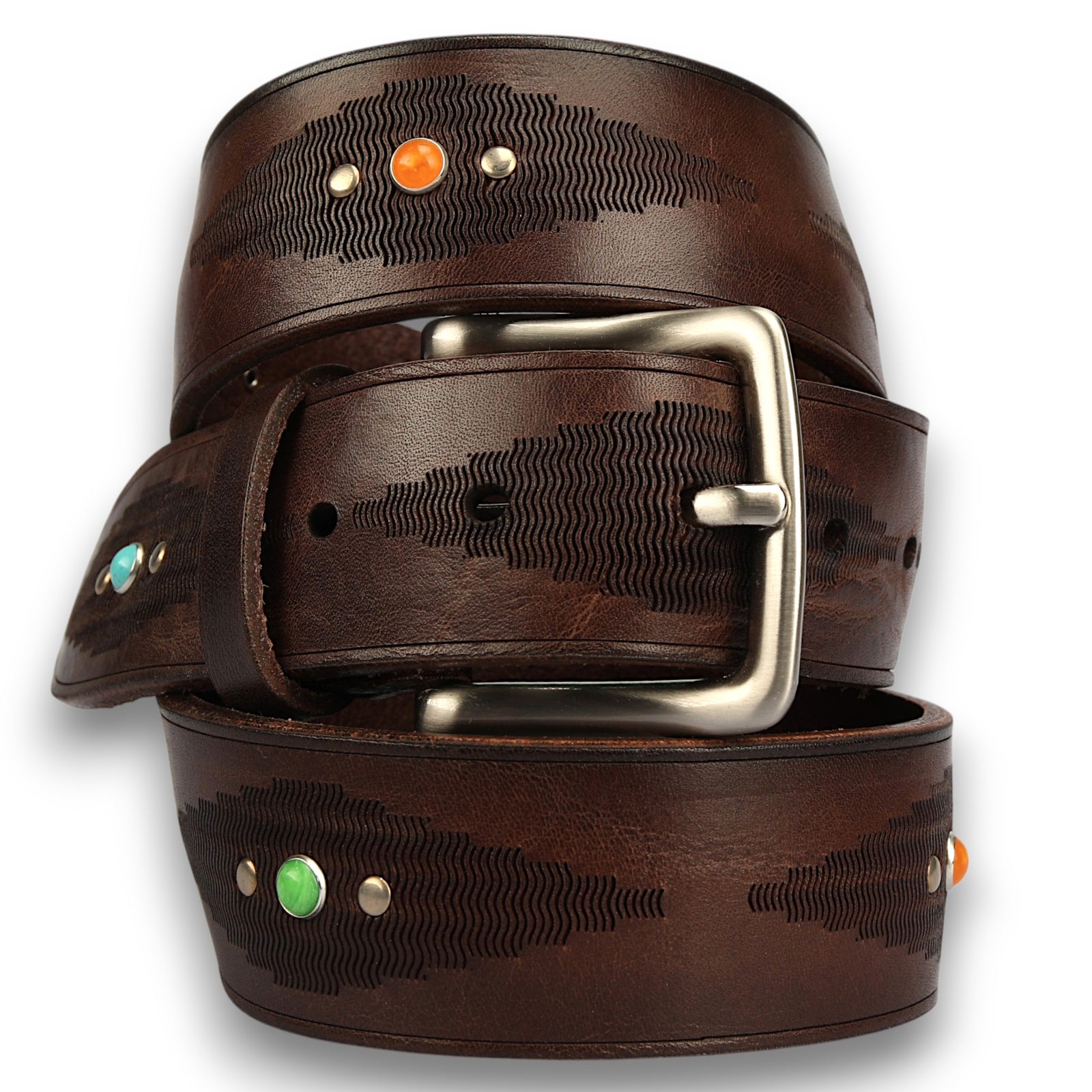 Western-Gürtel aus Leder-GANZ Milano-Conrad Hasselbach Shoes & Garment