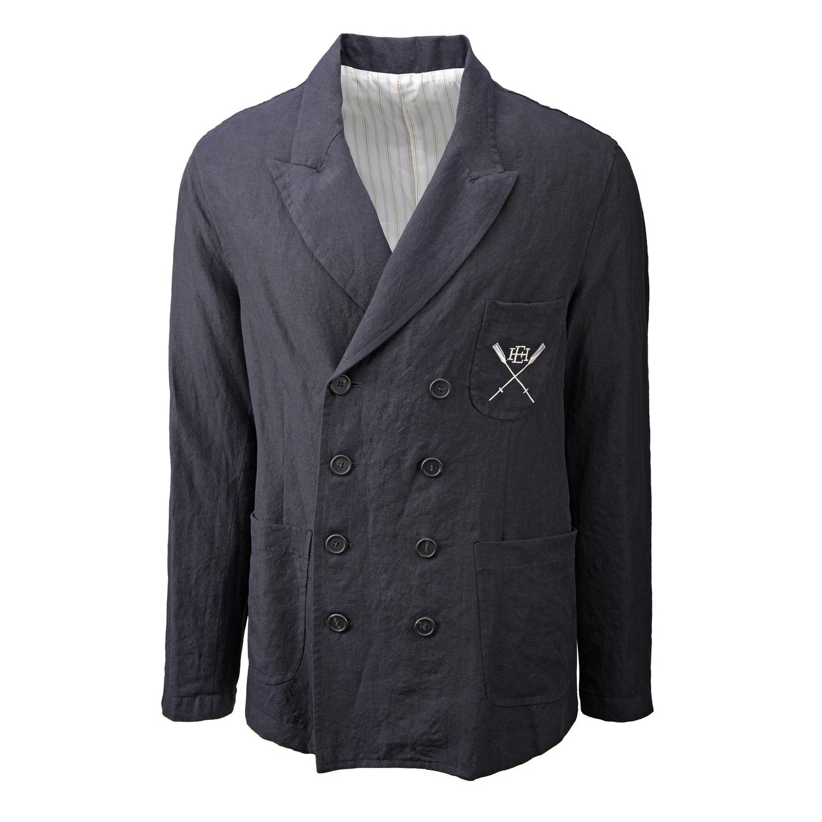 Baumwoll-Blazer mit Logo-East Harbour Surplus-Conrad Hasselbach Shoes & Garment