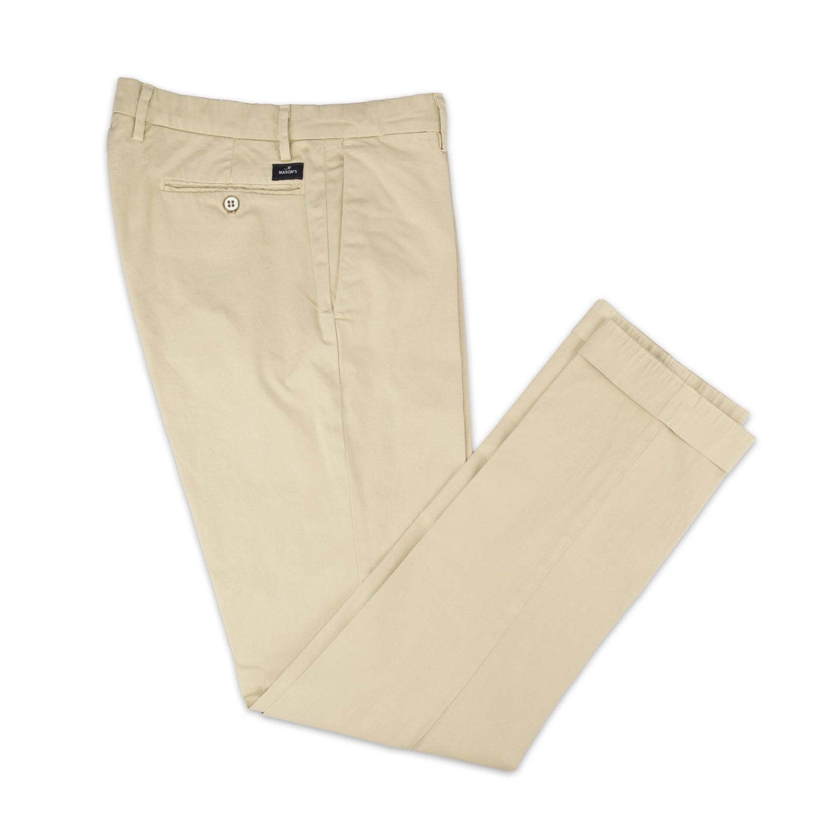 Chino-Hose für Herren aus Stretch-Satin regulär New York-Mason's-Conrad Hasselbach Shoes & Garment
