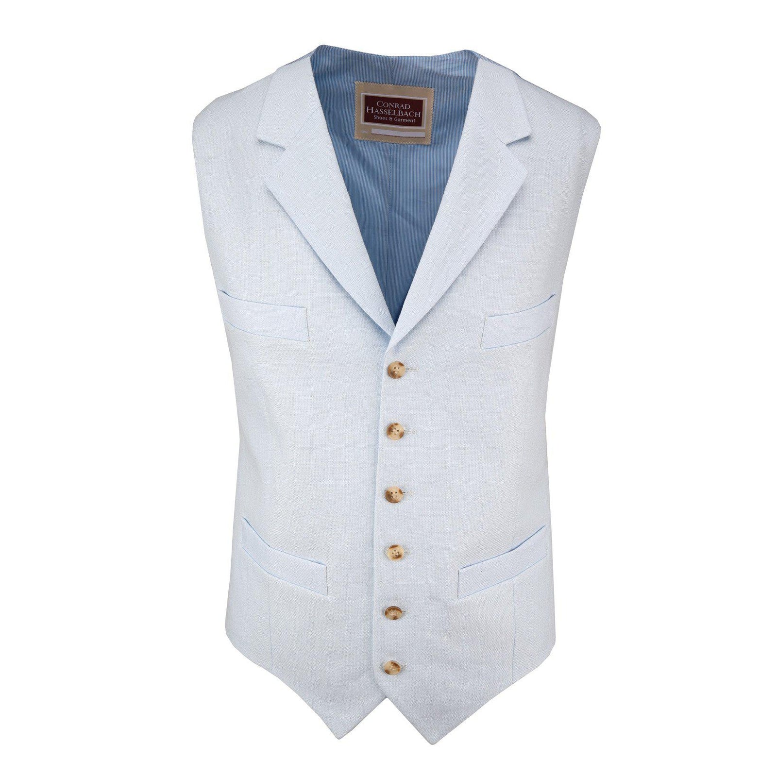 Cutaway-Weste (Einreiher) aus Baumwolle-Sheppard & Jones-Conrad Hasselbach Shoes & Garment