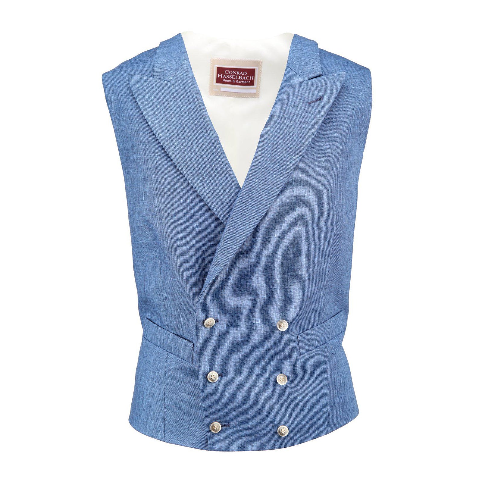 Cutaway-Weste (Zweireiher)-Sheppard & Jones-Conrad Hasselbach Shoes & Garment