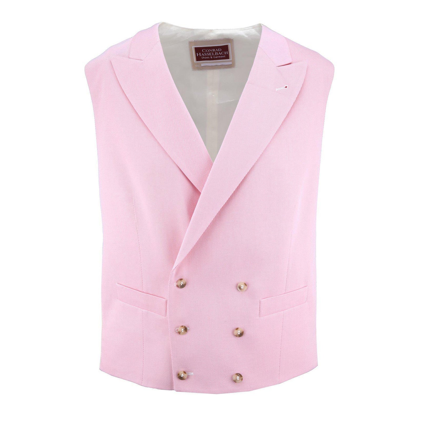 Cutaway-Weste (Zweireiher) aus Baumwolle-Sheppard & Jones-Conrad Hasselbach Shoes & Garment