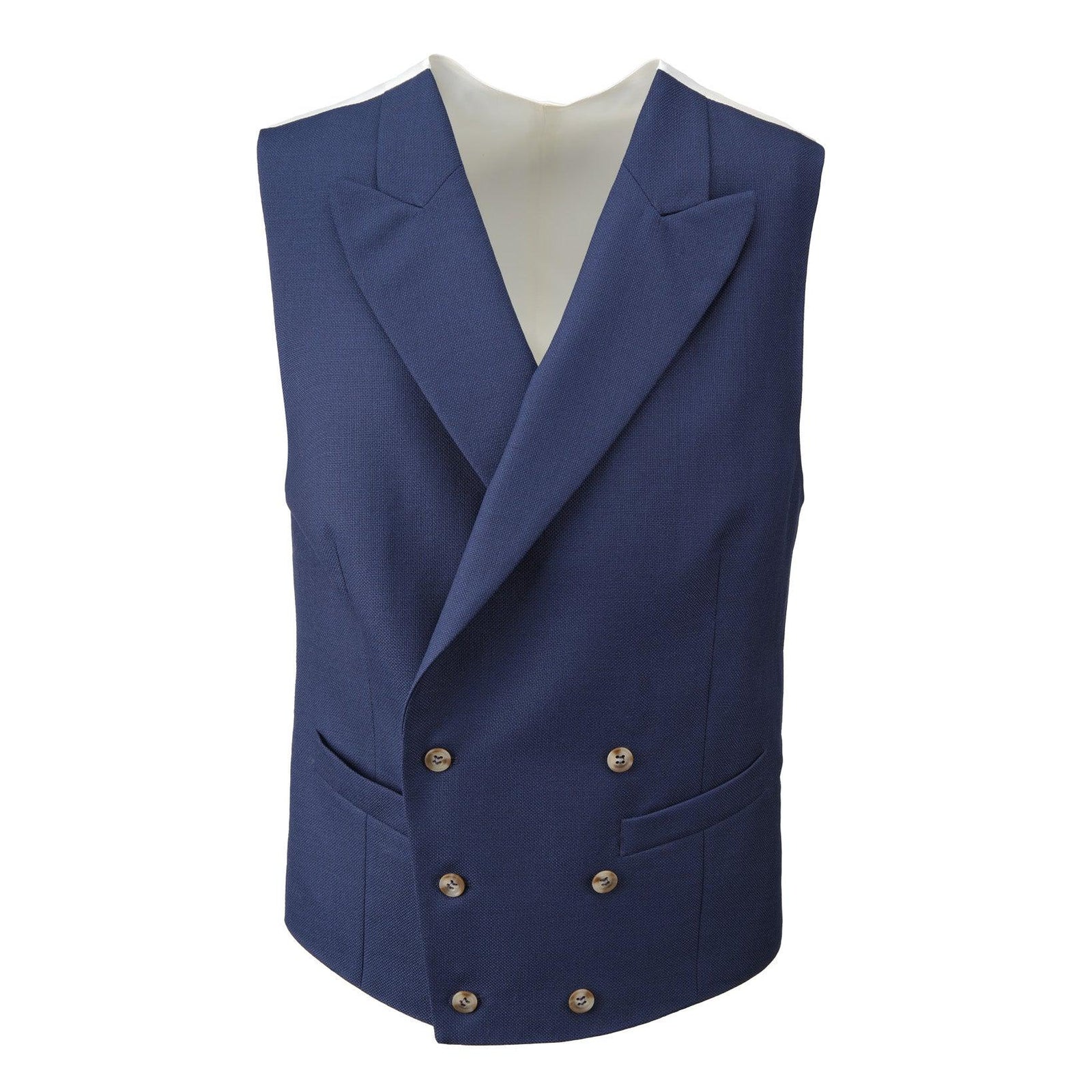 Cutaway-Weste (Zweireiher) aus Schurwolle-Sheppard & Jones-Conrad Hasselbach Shoes & Garment