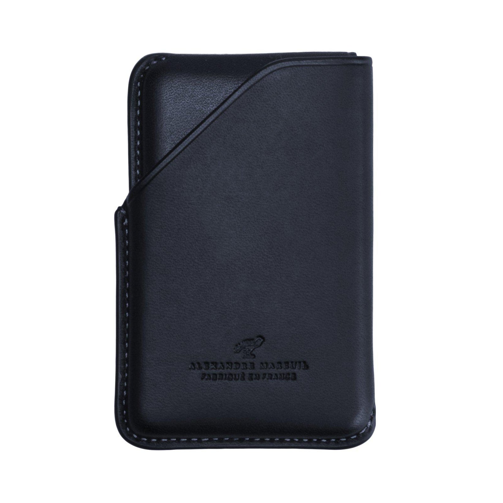 Leather Credit Card Case-Alexandre Mareuil-Conrad Hasselbach Shoes & Garment