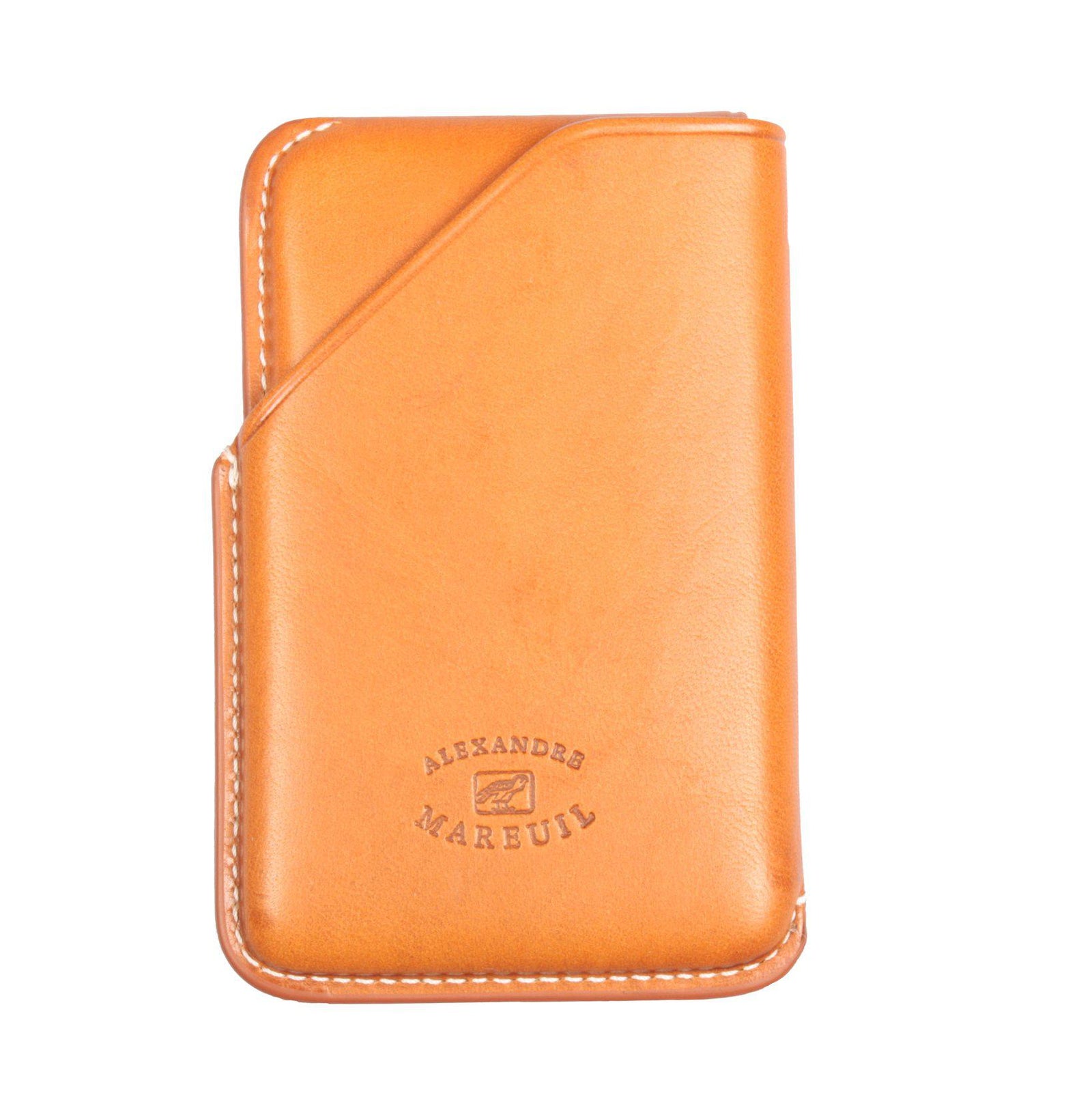 Leather Credit Card Case-Alexandre Mareuil-Conrad Hasselbach Shoes & Garment