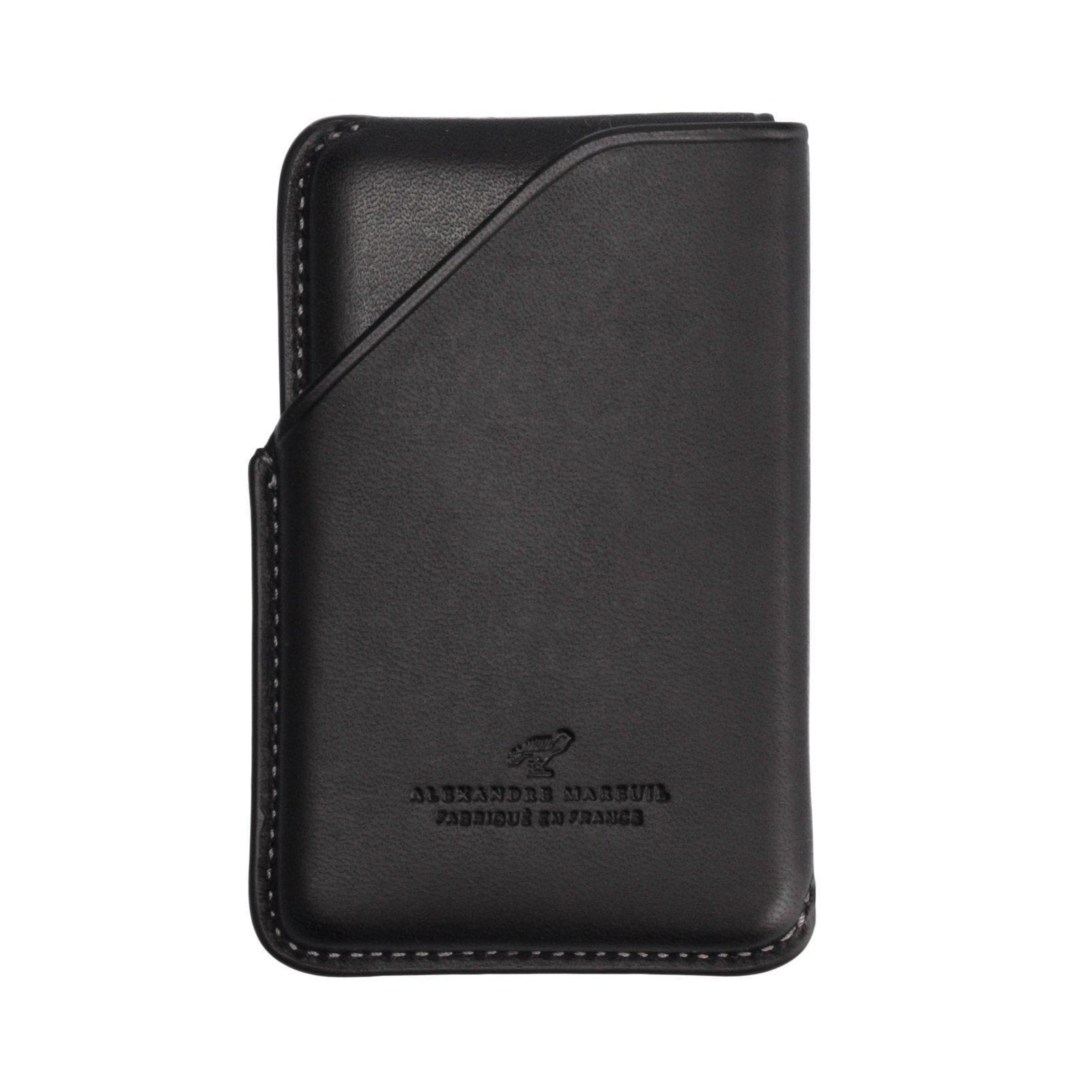 Leather Credit Card Case-Alexandre Mareuil-Conrad Hasselbach Shoes & Garment