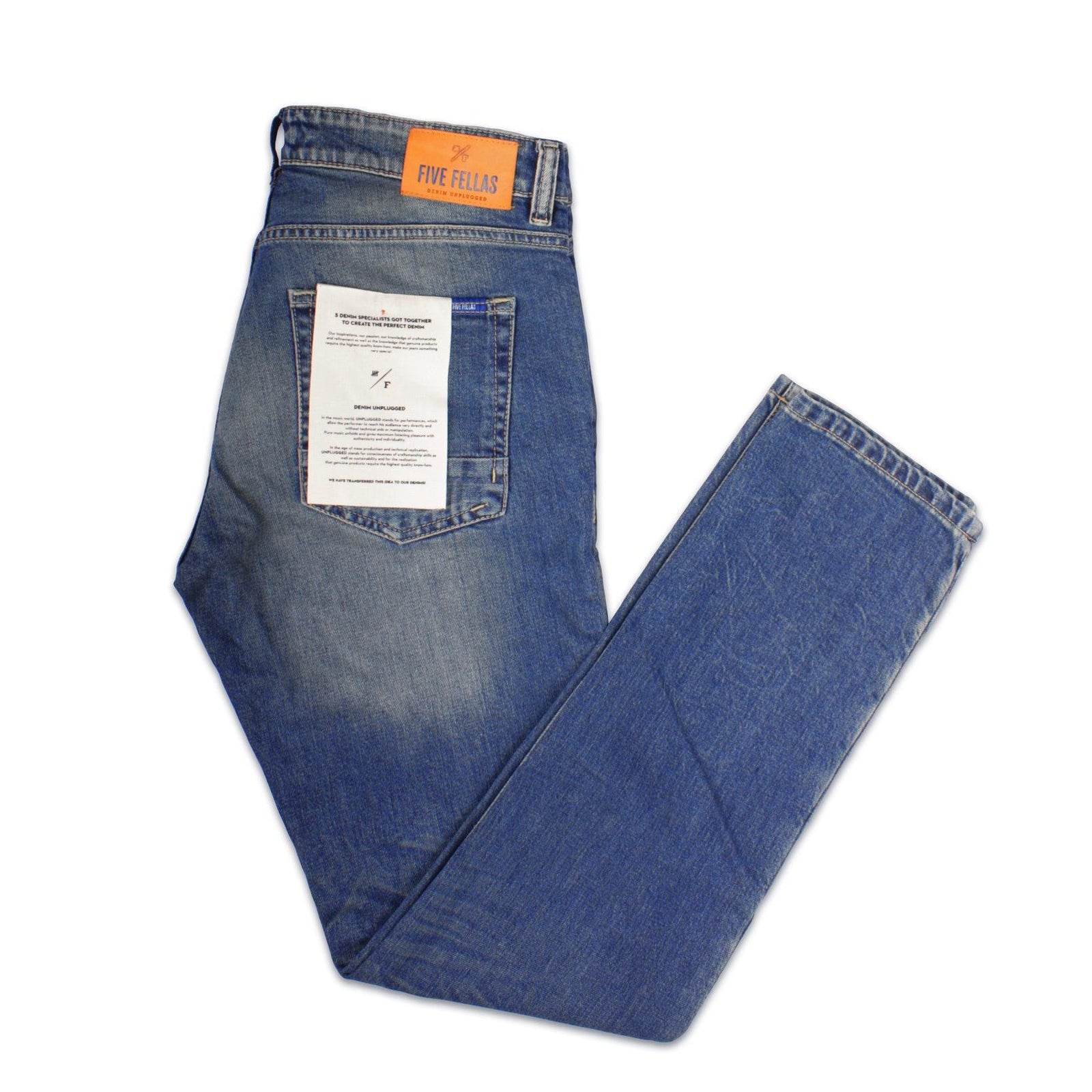 Luuk-Z Straight Fit Jeans Zip-Five Fellas-Conrad Hasselbach Shoes & Garment
