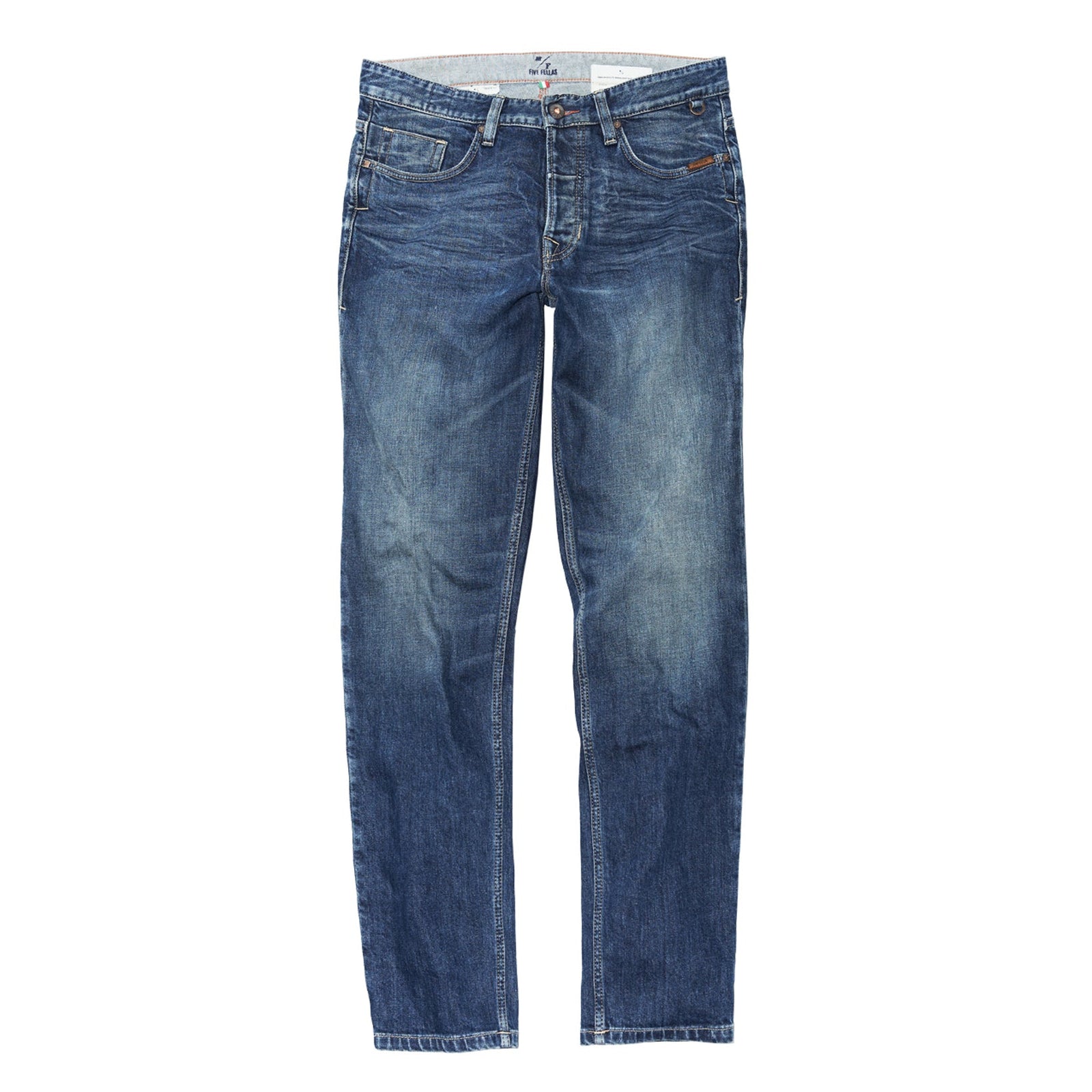 Luuk-Z Straight Fit Jeans Zip-Five Fellas-Conrad Hasselbach Shoes & Garment