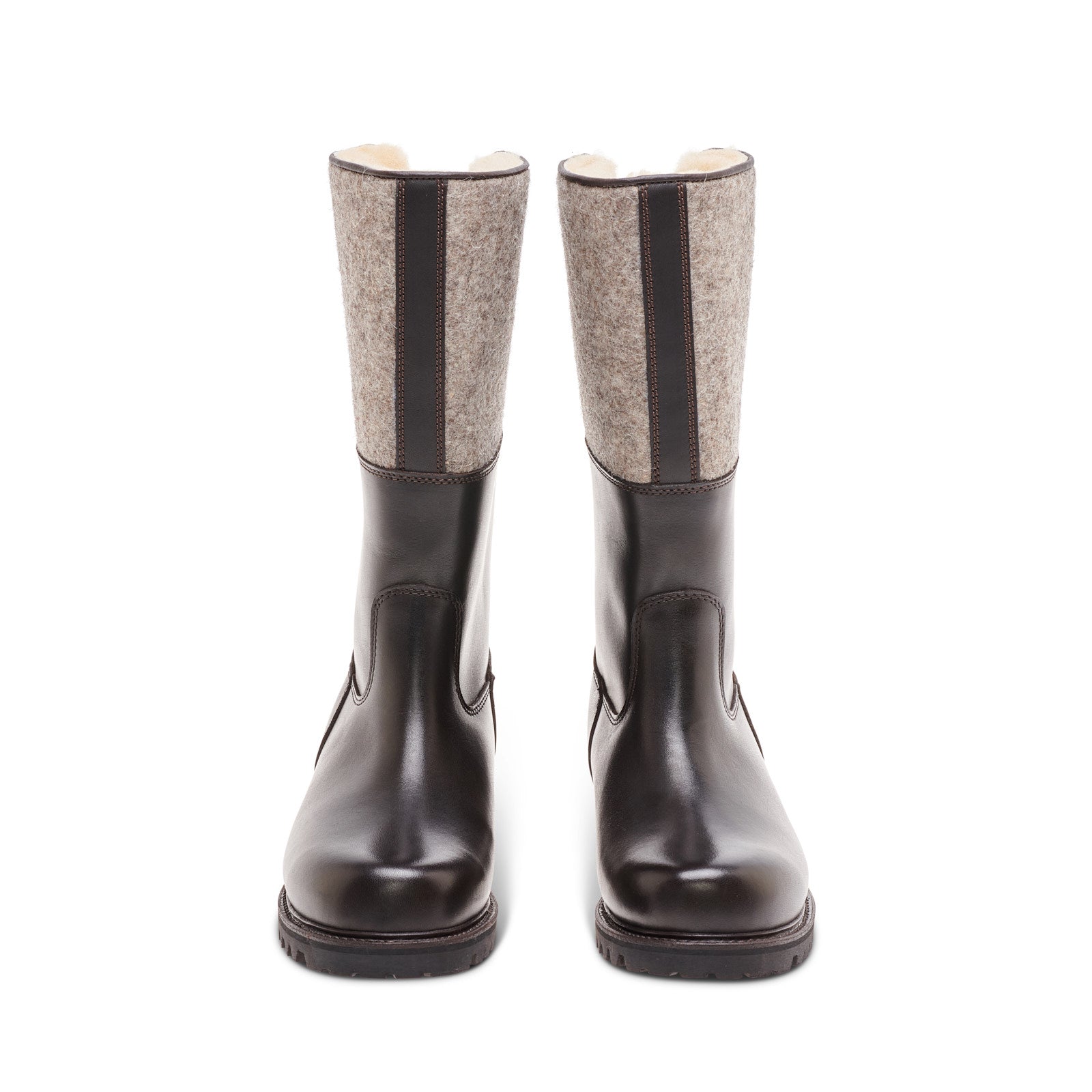 Maronibraterin Juchtenleder/Wollfilz-Ludwig Reiter-Conrad Hasselbach Shoes & Garment